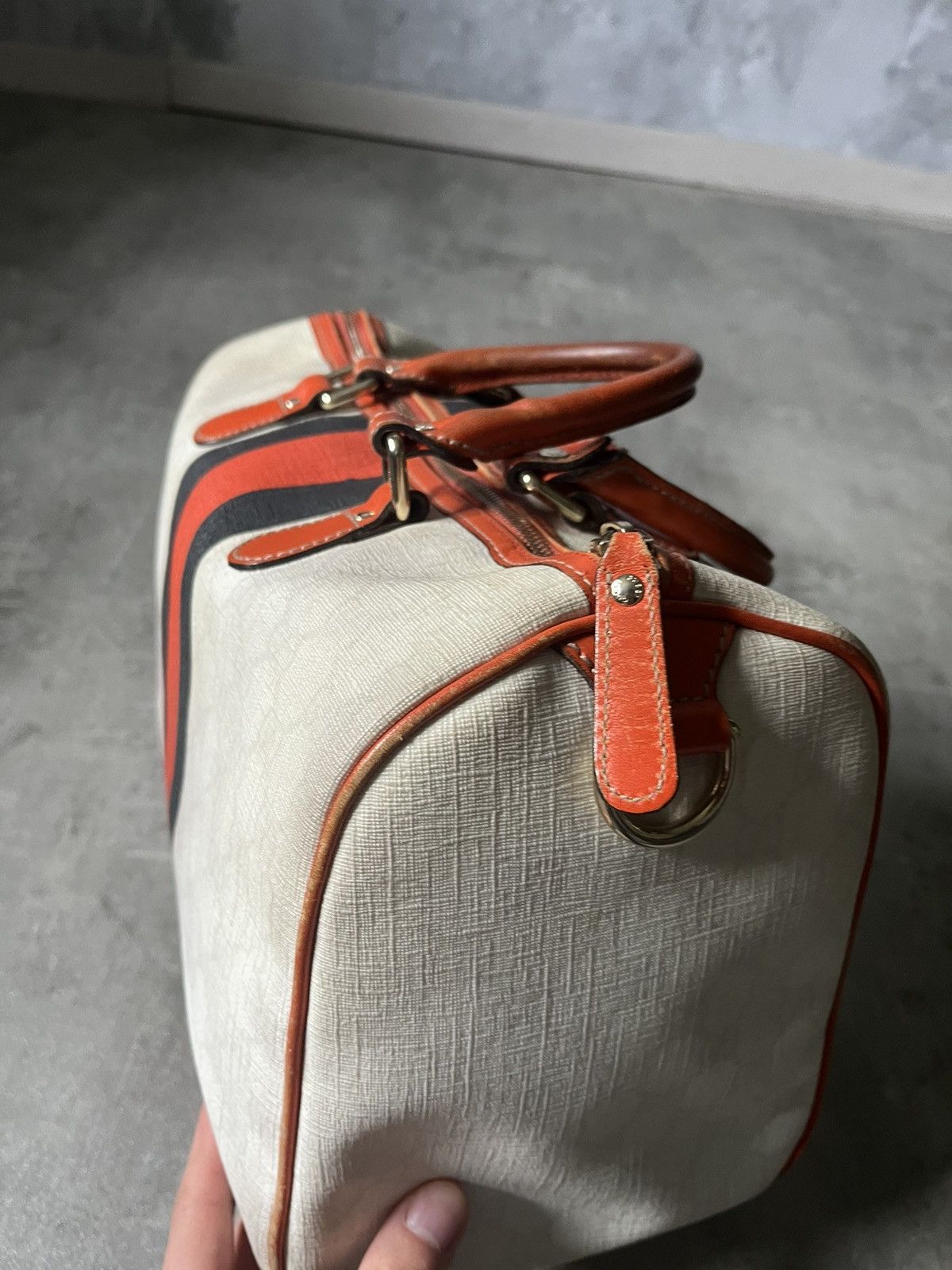 Gucci Gucci Boston canvas white bowling bag limited edition Size ONE SIZE - 13 Thumbnail