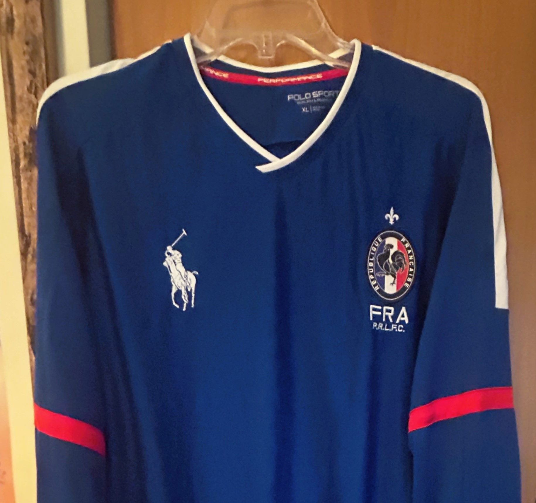 Polo Ralph Lauren Polo Sport Ralph Lauren France FRA 3 Jersey XL Blue NWT Size US XL / EU 56 / 4 - 3 Thumbnail