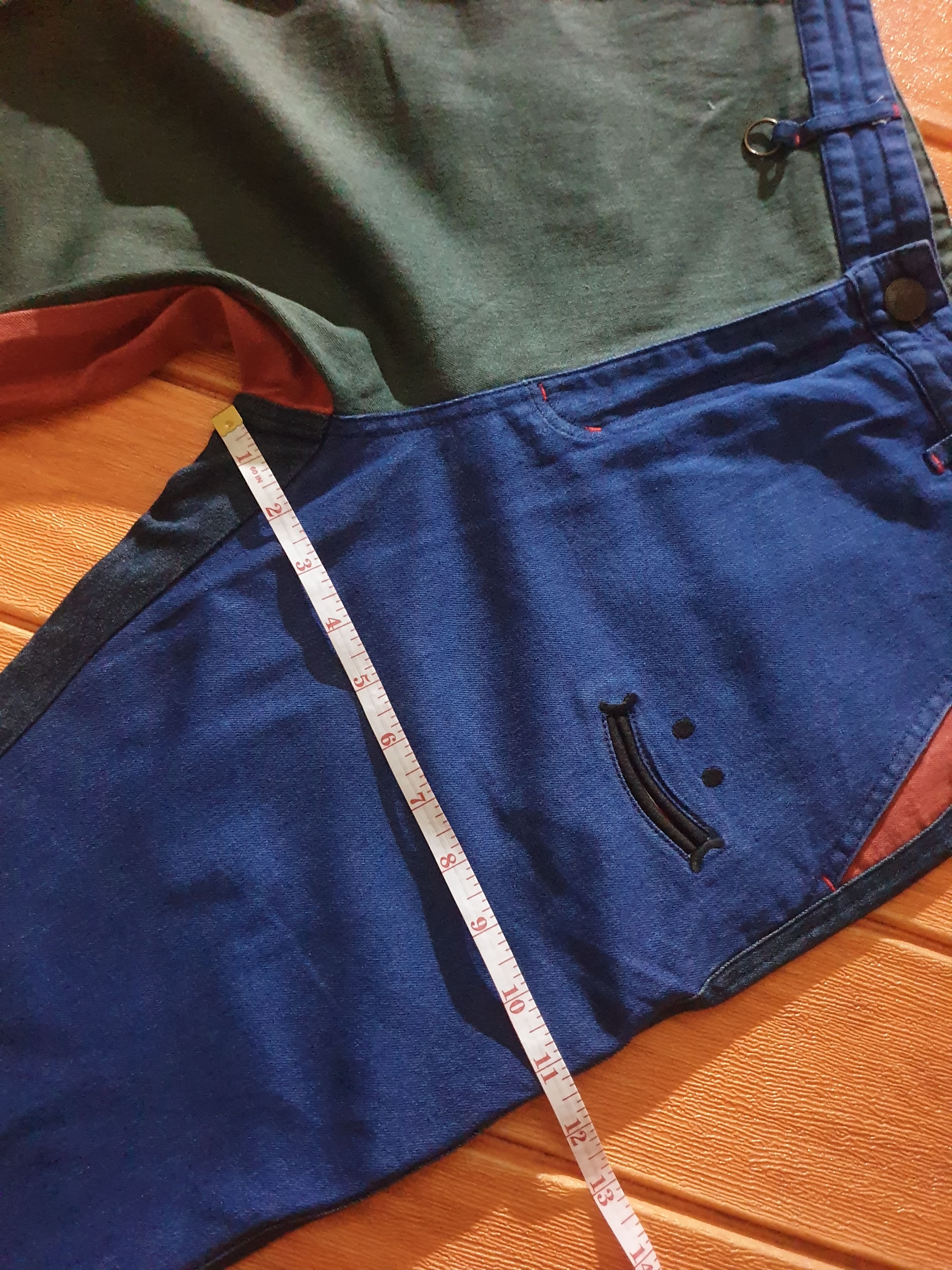 Japanese Brand Smile multicolour denim pant Size US 30 / EU 46 - 9 Thumbnail