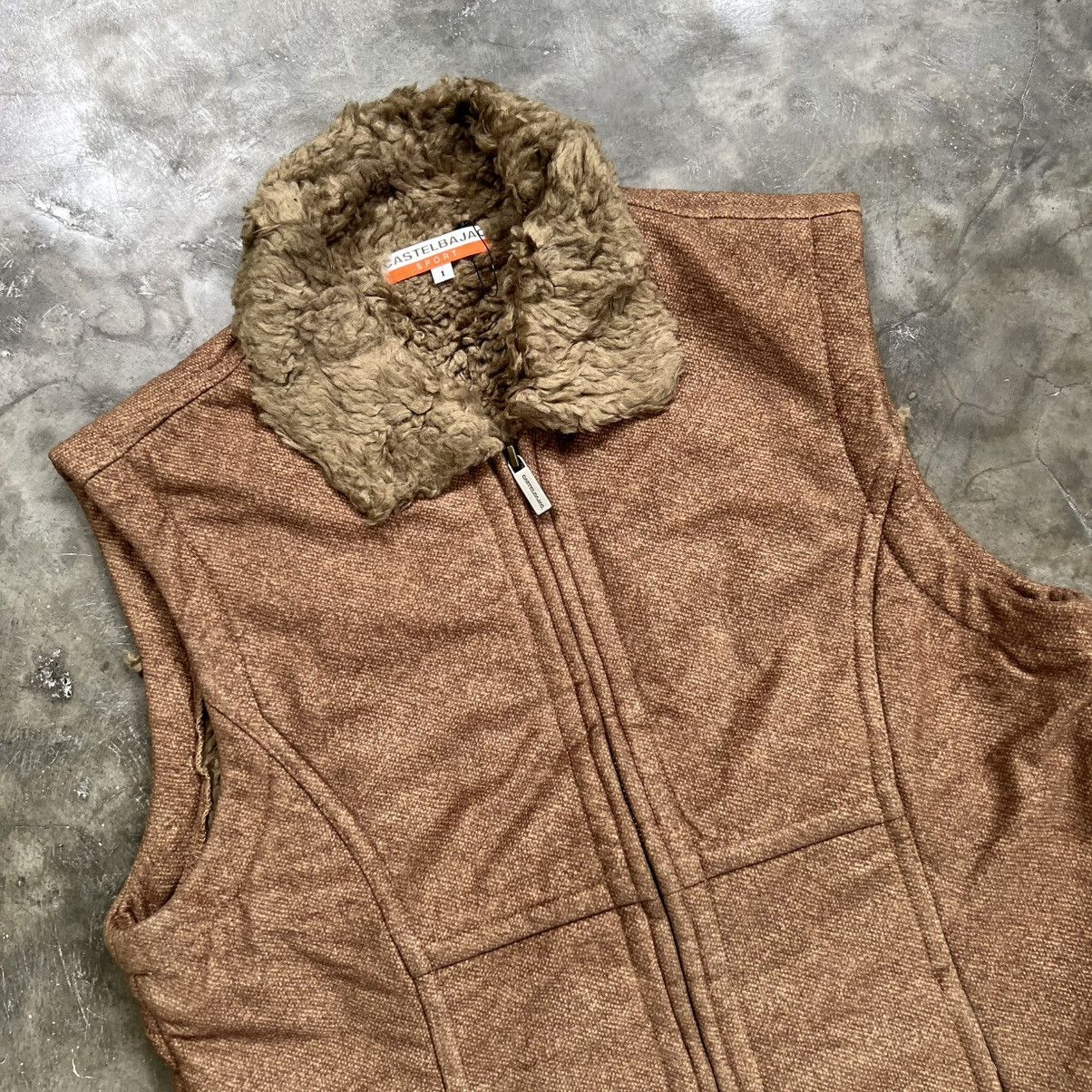 Jean Charles De Castelbajac 2000s JCB Zip Vest Inner Sherpa Size US S / EU 44-46 / 1 - 4 Thumbnail