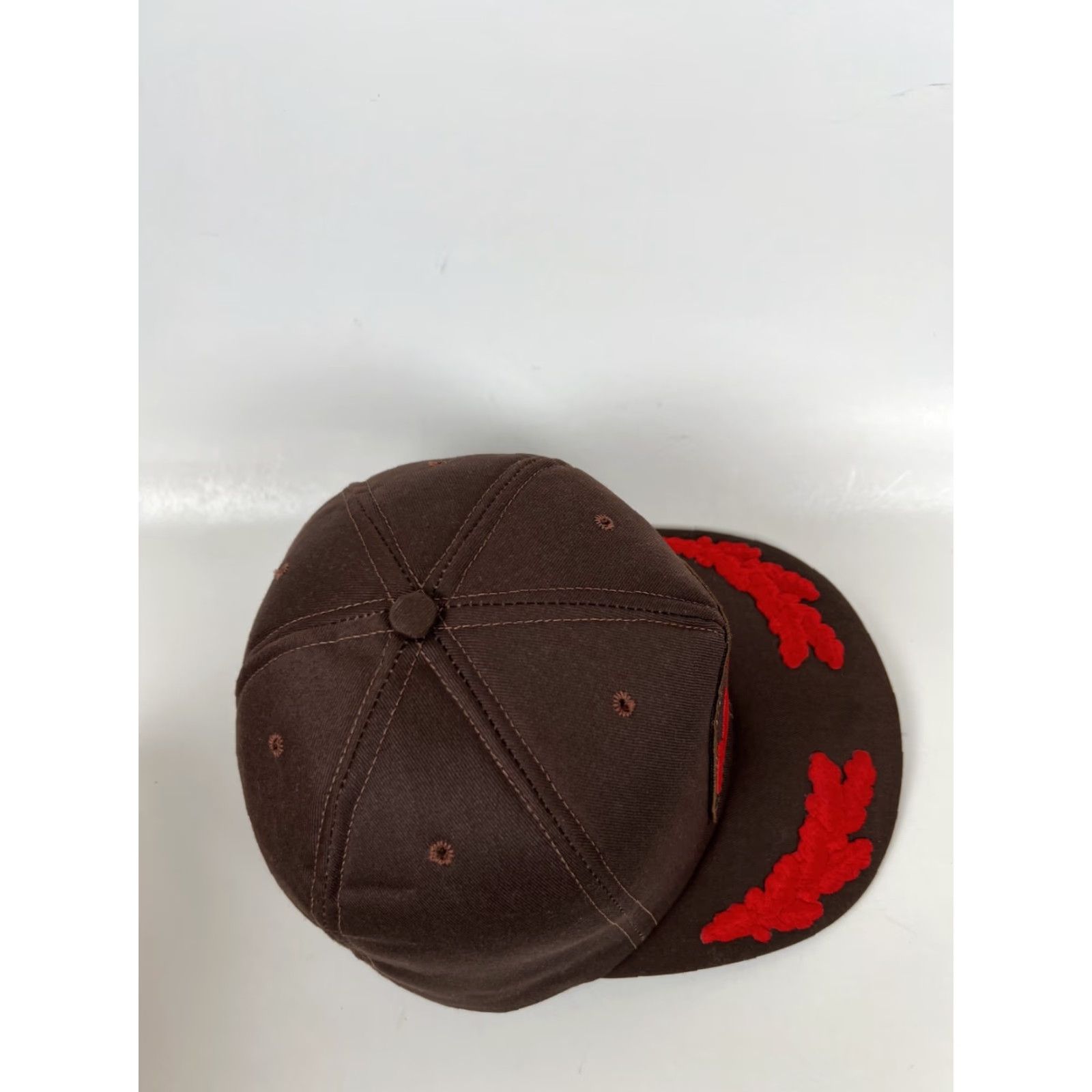 Vintage VINTAGE Snap-Back Hat Cap Brown 80s USA Made Insulated Patch Scramble One Size Men Brown Cap Adjustable Men 80s Vintage Size ONE SIZE - 7 Thumbnail
