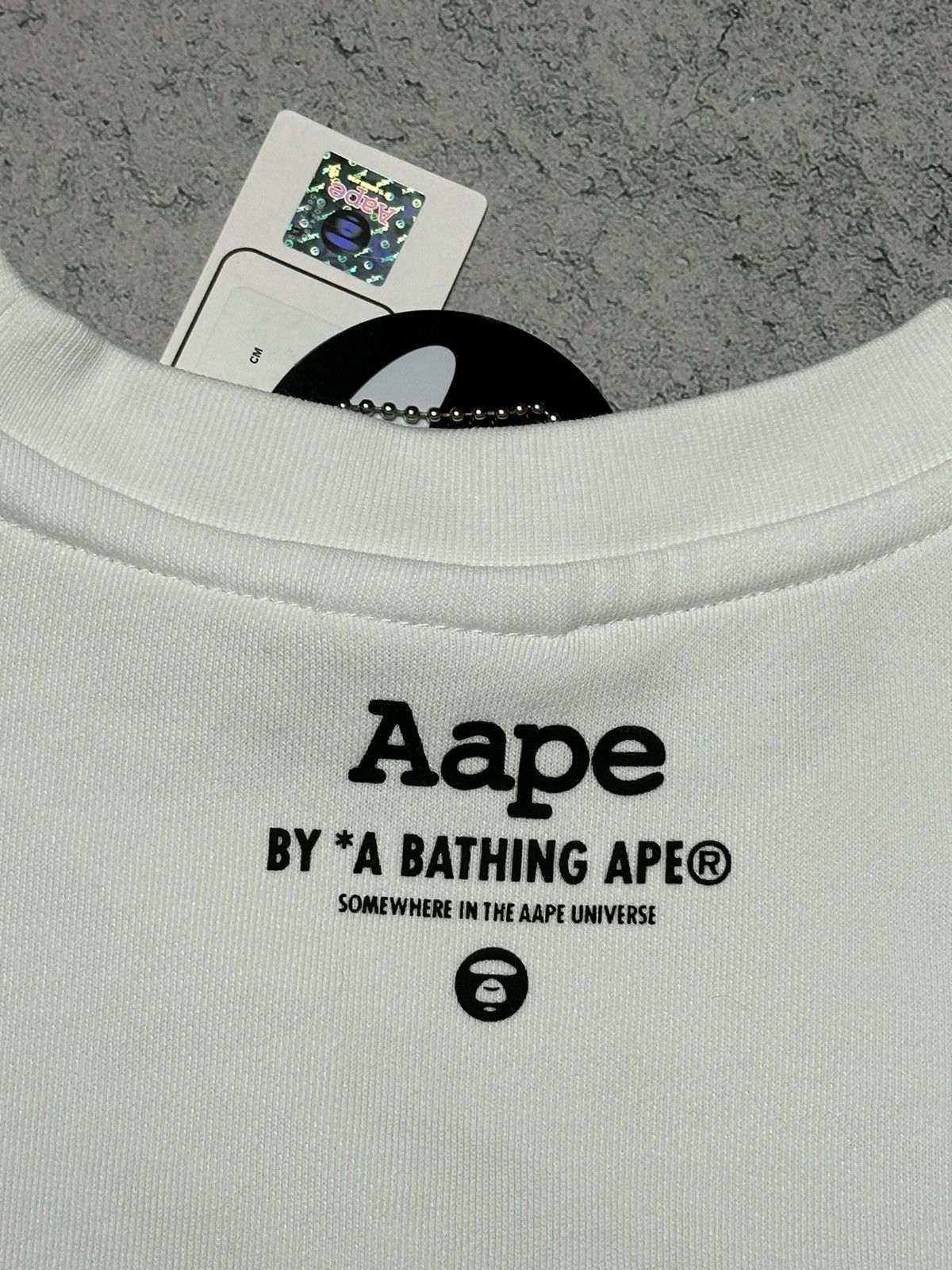 Aape Bape AAPE NOW Rainbow Logo Sweatshirt Tee Size US S / EU 44-46 / 1 - 14 Thumbnail