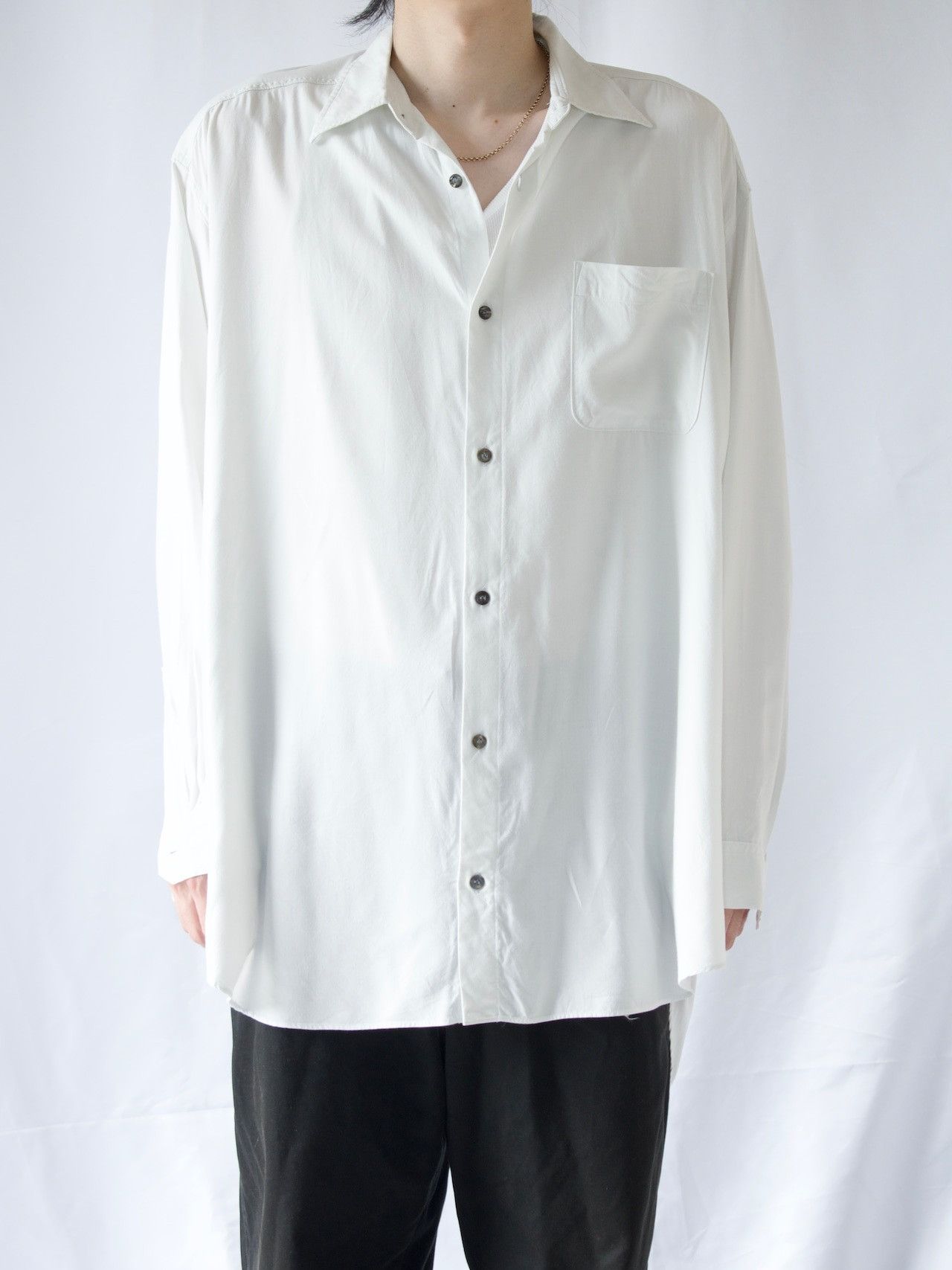 トップス Yohji Yamamoto 90s Rayon S/S Shirt Yohji Yamamoto 🐎 90's Rayon Shirt | Grailed