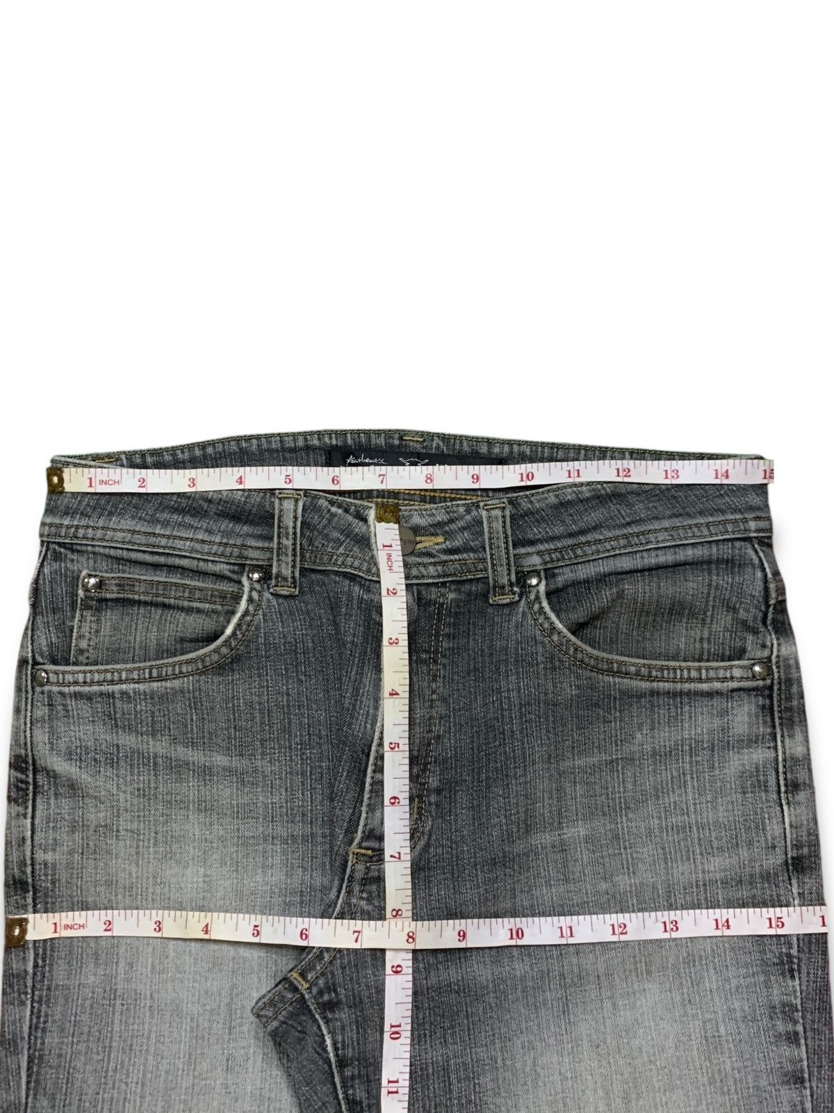 Wrangler Vintage Wrangler Faded Wash Distressed Flare Jeans Size 30" / US 8 / IT 44 - 11 Thumbnail