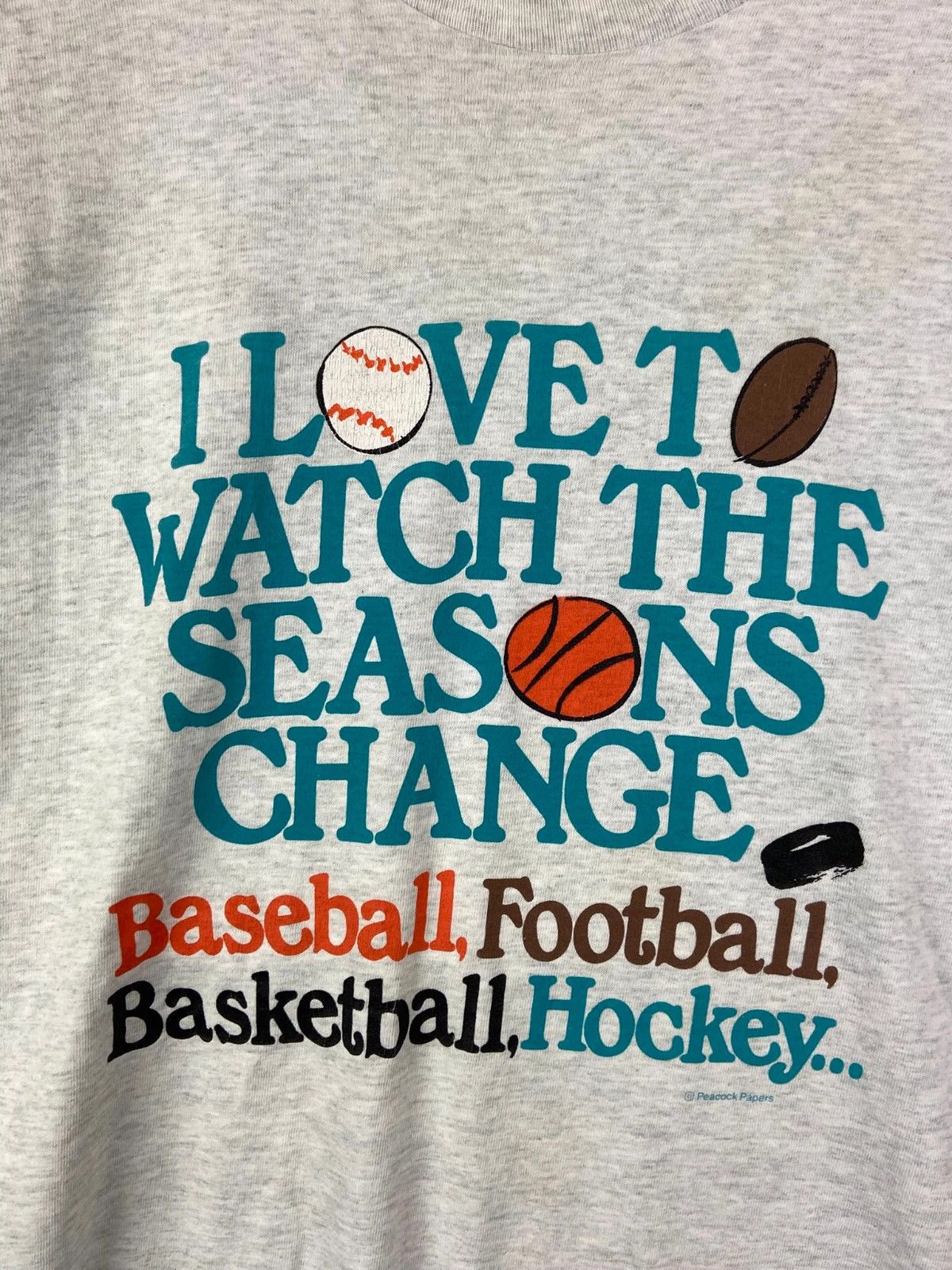 Fruit Of The Loom Vintage Fruit of the Loom Seasons Change Tee XL Size US XL / EU 56 / 4 - 2 Thumbnail