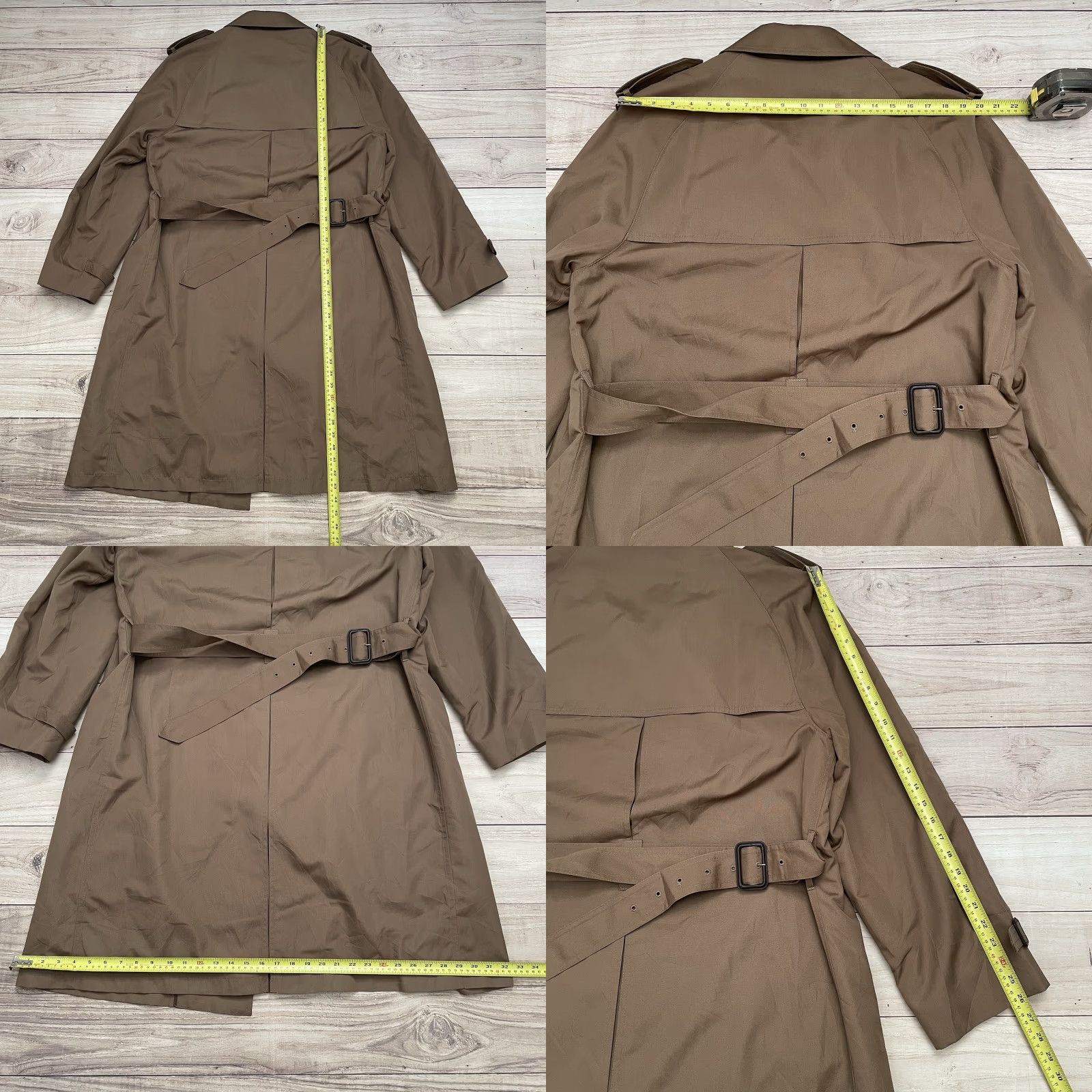 Vintage VINTAGE Misty Harbor Trench Coat Mens 44 Long Belted Lined Read Brown 90s 80s Classic United States Mens Size US S / EU 44-46 / 1 - 8 Thumbnail