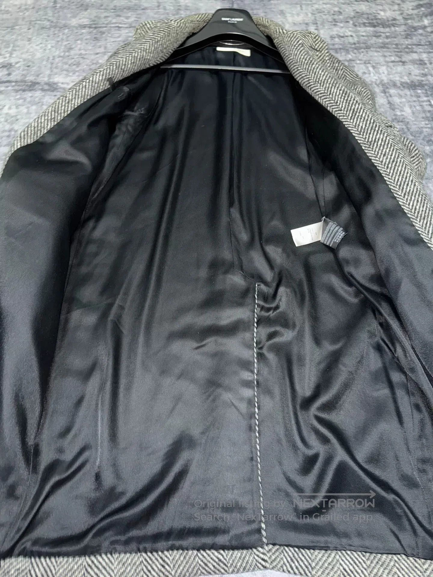 Yves Saint Laurent Saint Laurent Wool Houndstooth Coat. Size US M / EU 48-50 / 2 - 5 Thumbnail