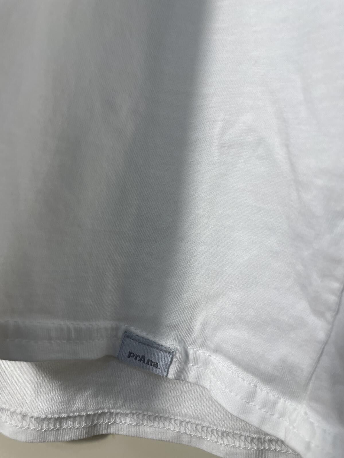 Prana Prana Sleeveless Graphic Tank Top Women's Large White Boho Size L / US 10 / IT 46 - 4 Thumbnail