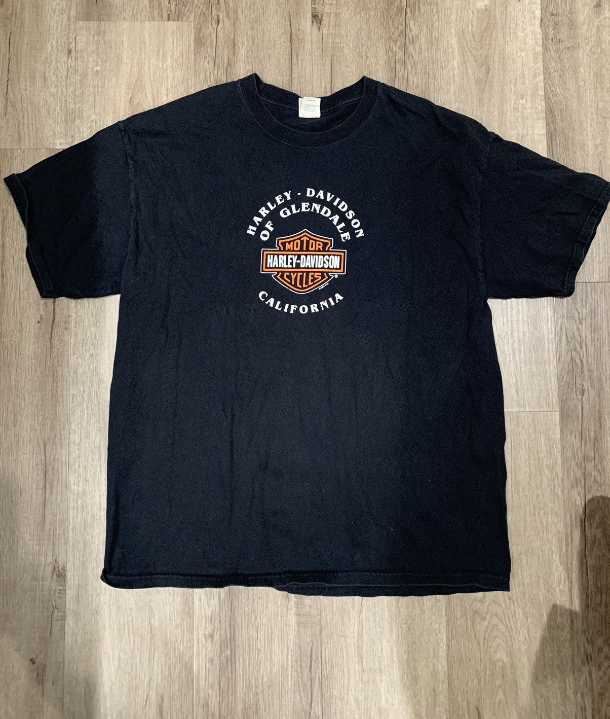 Harley Davidson 2003 Vintage Harley Davidson Glendale California Tee Size US XL / EU 56 / 4 - 1 Thumbnail
