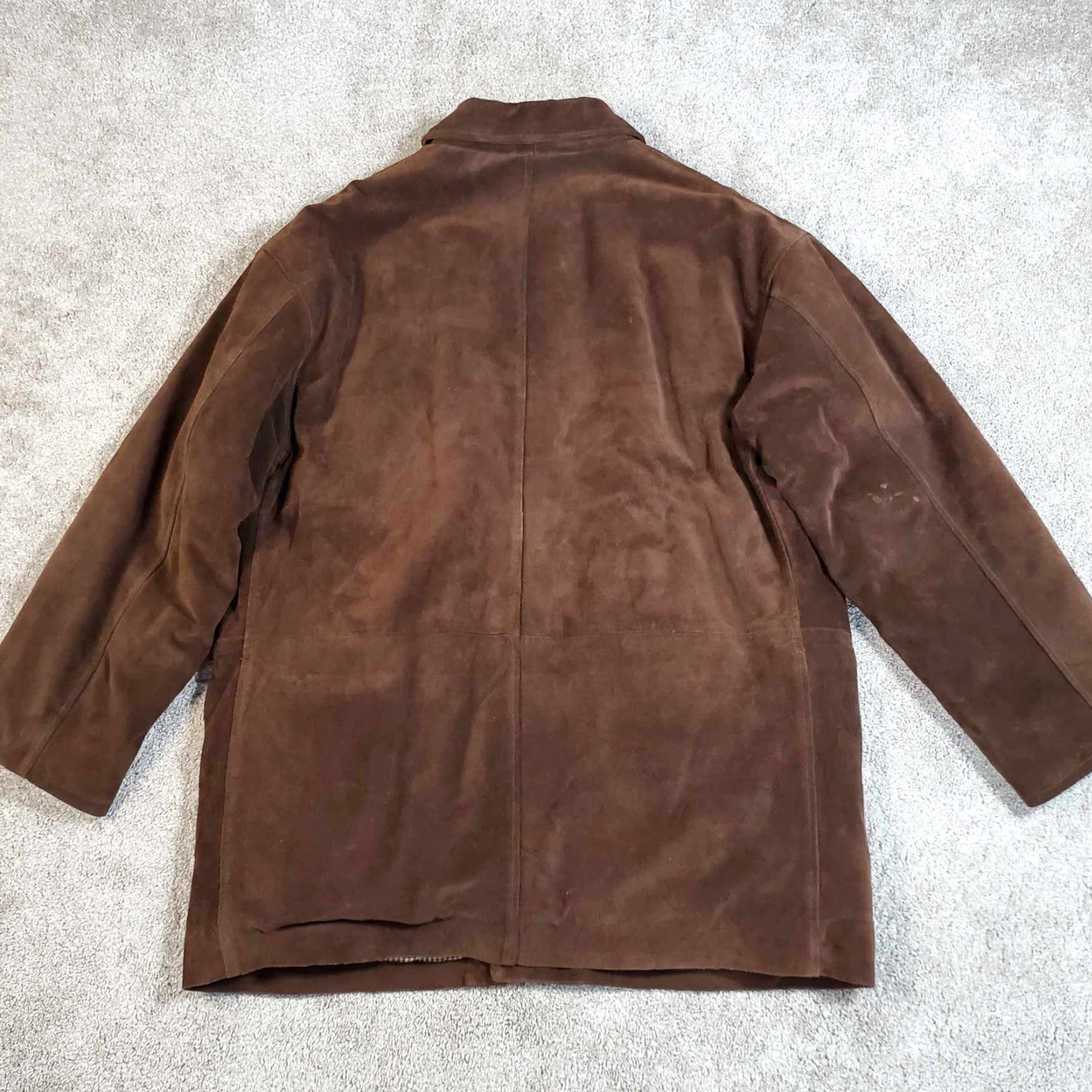 Ralph Lauren VINTAGE Polo Ralph Lauren Leather Jacket Bomber L - Brown - Large - Full Zip - Lined - Cotton Lining - Men Size US L / EU 52-54 / 3 - 4 Thumbnail