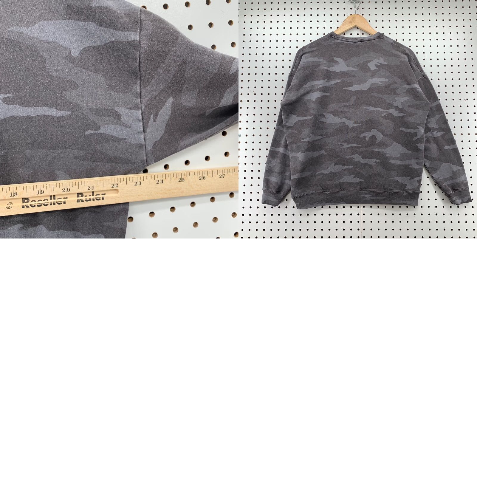 Athleta Athleta Sweatshirt Womens Small Gray Camouflage Crewneck Pullover Shirt Size S / US 4 / IT 40 - 8 Thumbnail