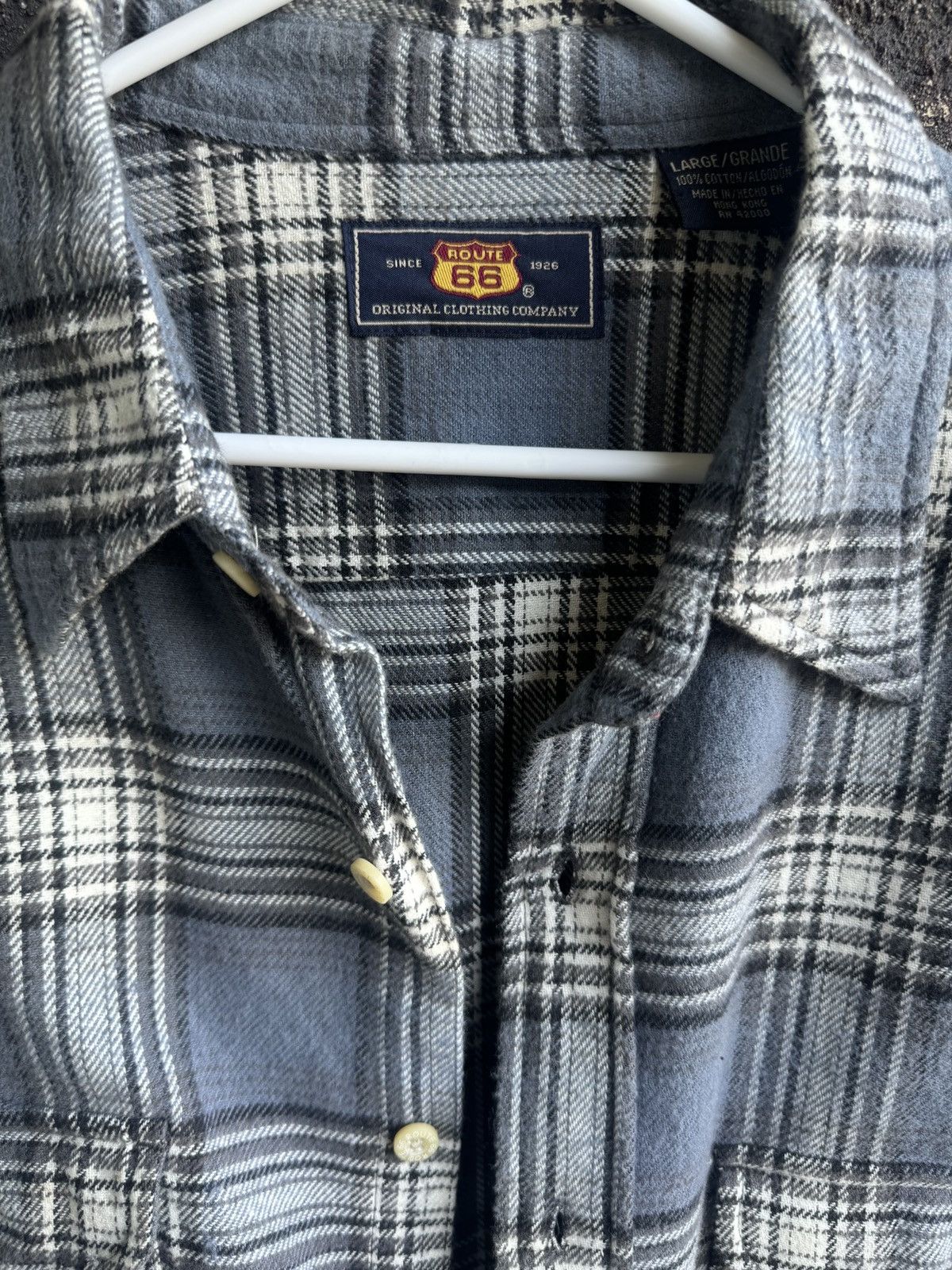 Route 66 Vintage 2000’s Route 66 Flannel Size US XL / EU 56 / 4 - 4 Thumbnail