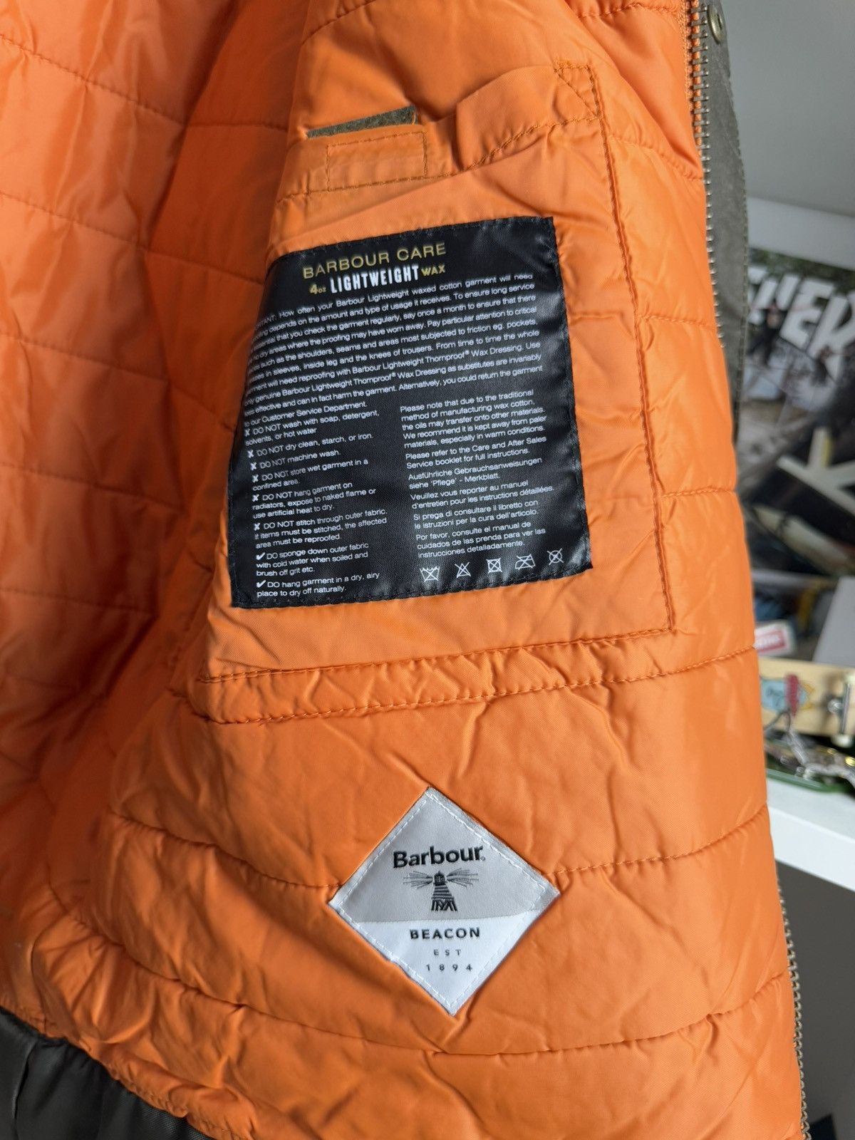 Barbour × Designer Barbour Lingmell waxed jacket M designer old money luxury y2k Size US M / EU 48-50 / 2 - 7 Thumbnail