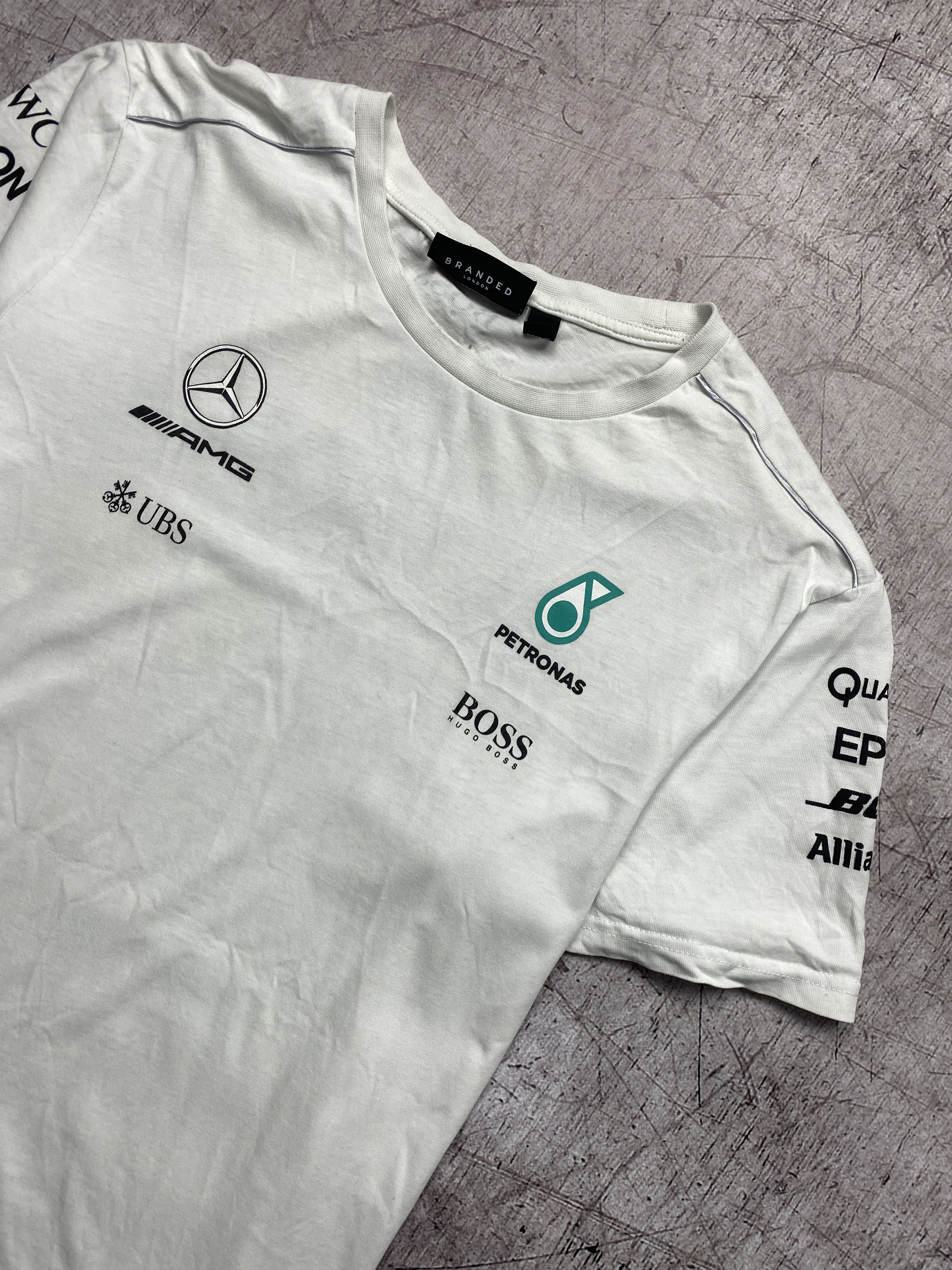 Hugo Boss × Mercedes-Benz Mercedes Benz AMG Petronas Hugo Boss Mens T-Shirt Size US XL / EU 56 / 4 - 2 Thumbnail
