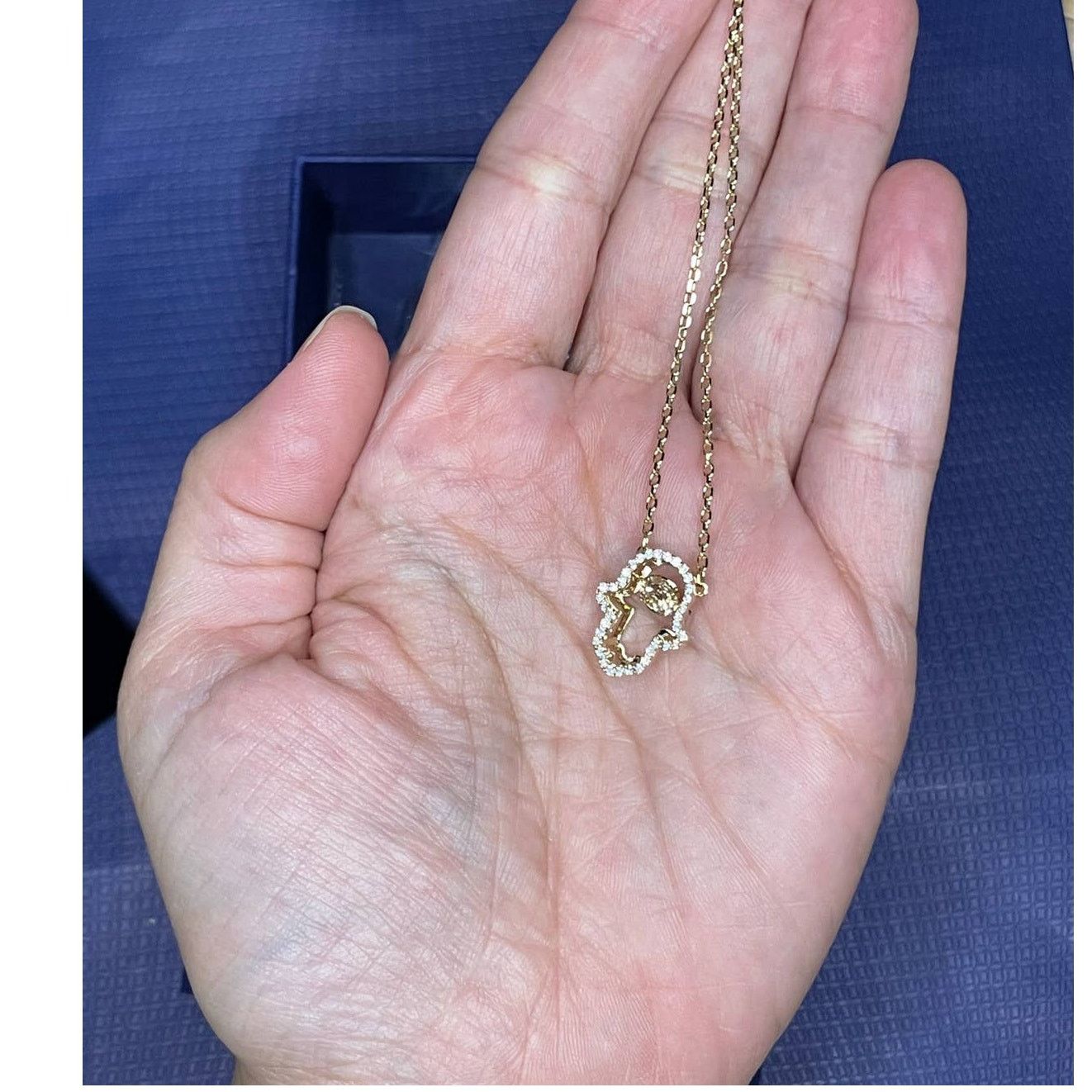 Swarovski Swarovski Luckily Hamsa hand Pendant Necklace n. Size ONE SIZE - 6 Thumbnail