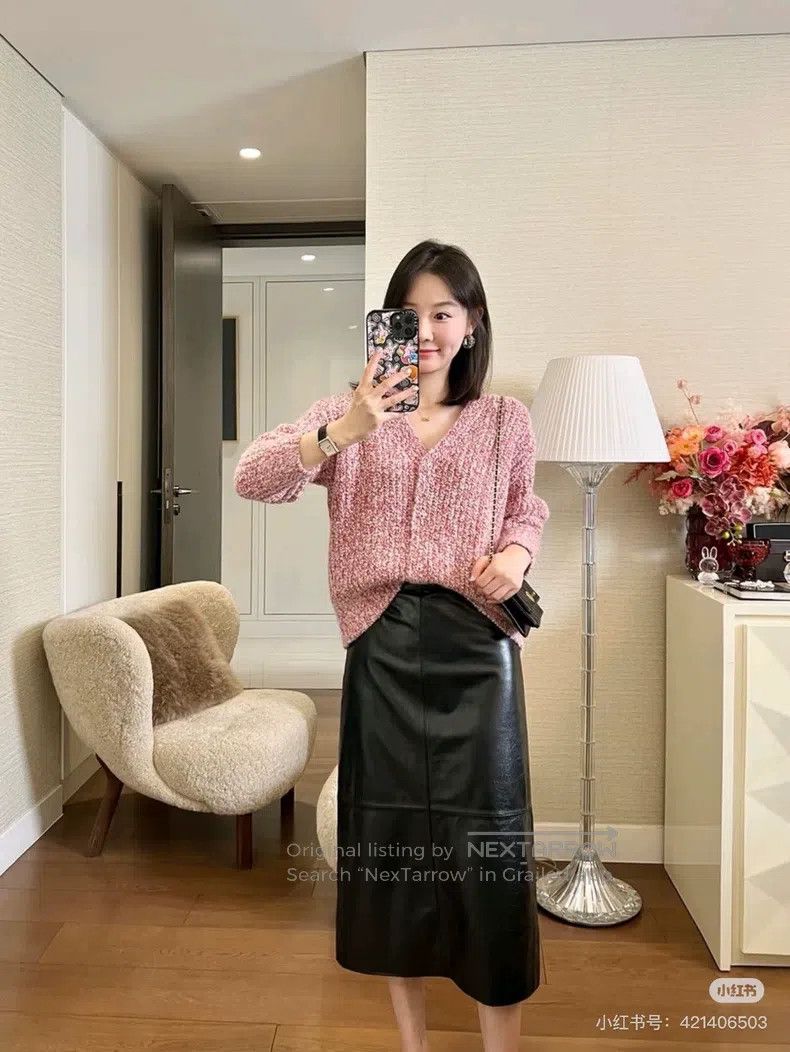 Loro Piana Pink cashmere open cardigan jacket