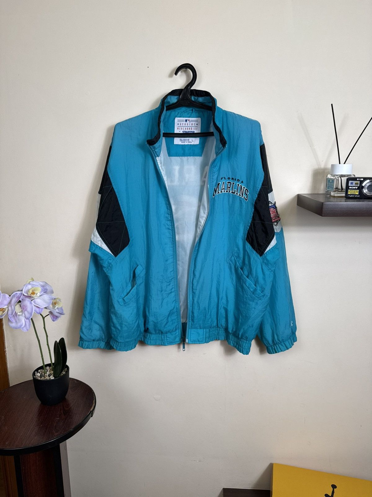 Starter Vintage Florida Marlins Starter Jacket Nylon MLB L Size US L / EU 52-54 / 3 - 2 Thumbnail