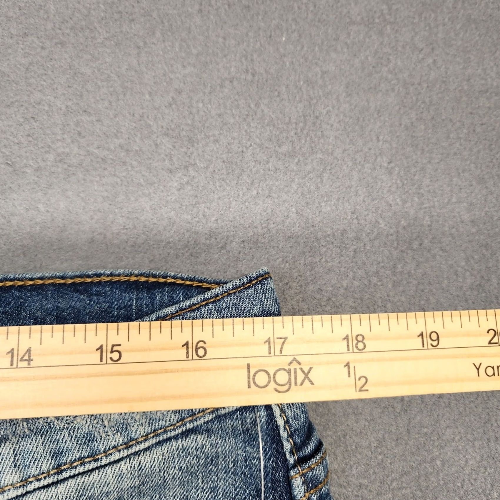 Gap VINTAGE Gap Denim Jeans Womens 32 Regular Best Girlfriend Distressed Tapered Stretch NEW Size 24" / US 00 / IT 34 - 5 Thumbnail