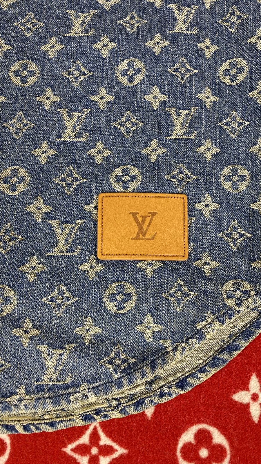 Louis Vuitton × Supreme Louis Vuitton X Supreme XS baseball Jersey Denim Monogram Size US XS / EU 42 / 0 - 3 Thumbnail