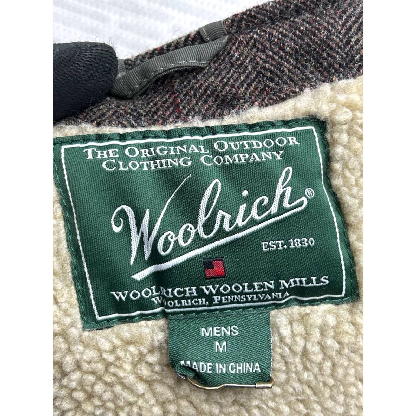 Vintage Woolrich Wool Vest Mens M Brown Insulated Wool Outer Shell Zip Puffer Jacket Lining Polyester Size US M / EU 48-50 / 2 - 3 Thumbnail
