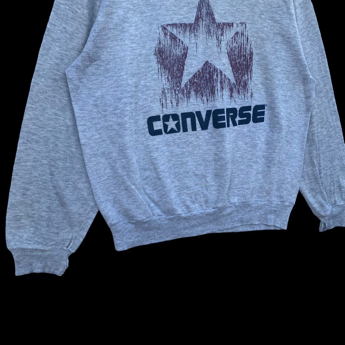 Converse × Vintage Vintage 70s CONVERSE All Star Big Logo Distressed Sweatshirt Size US M / EU 48-50 / 2 - 5 Thumbnail