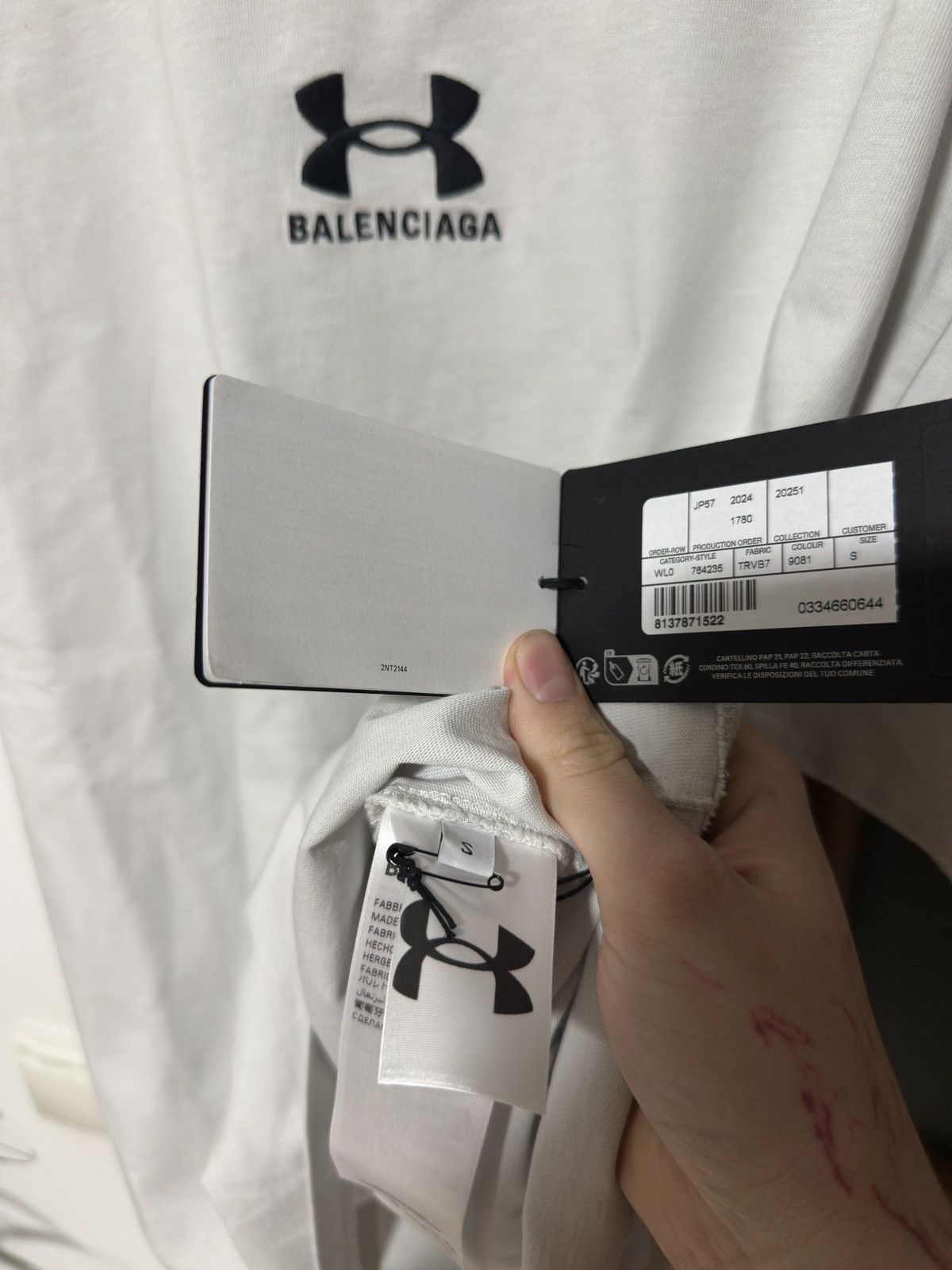 Balenciaga Balenciaga x Under Armour tee Size US M / EU 48-50 / 2 - 6 Thumbnail