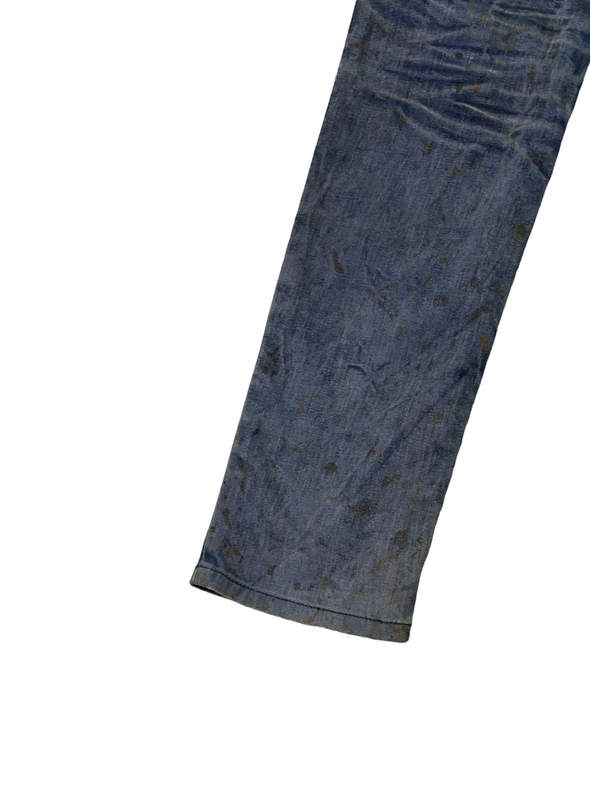 Diesel Skinny Jeans Diesel Gettleg Distress Paint Splash 6🟦2 Size US 29 - 18 Thumbnail