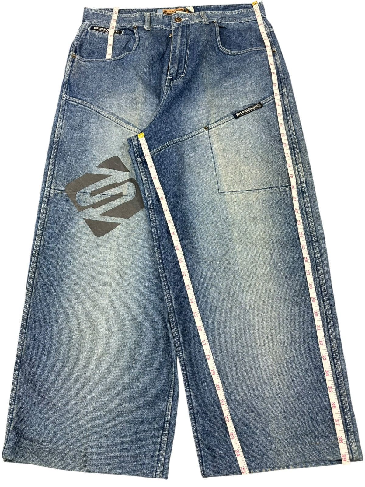 Snoop Dogg Vintage Snoop Dog Loose Baggy Jean Shorts Jorts Size US 36 / EU 52 - 13 Thumbnail