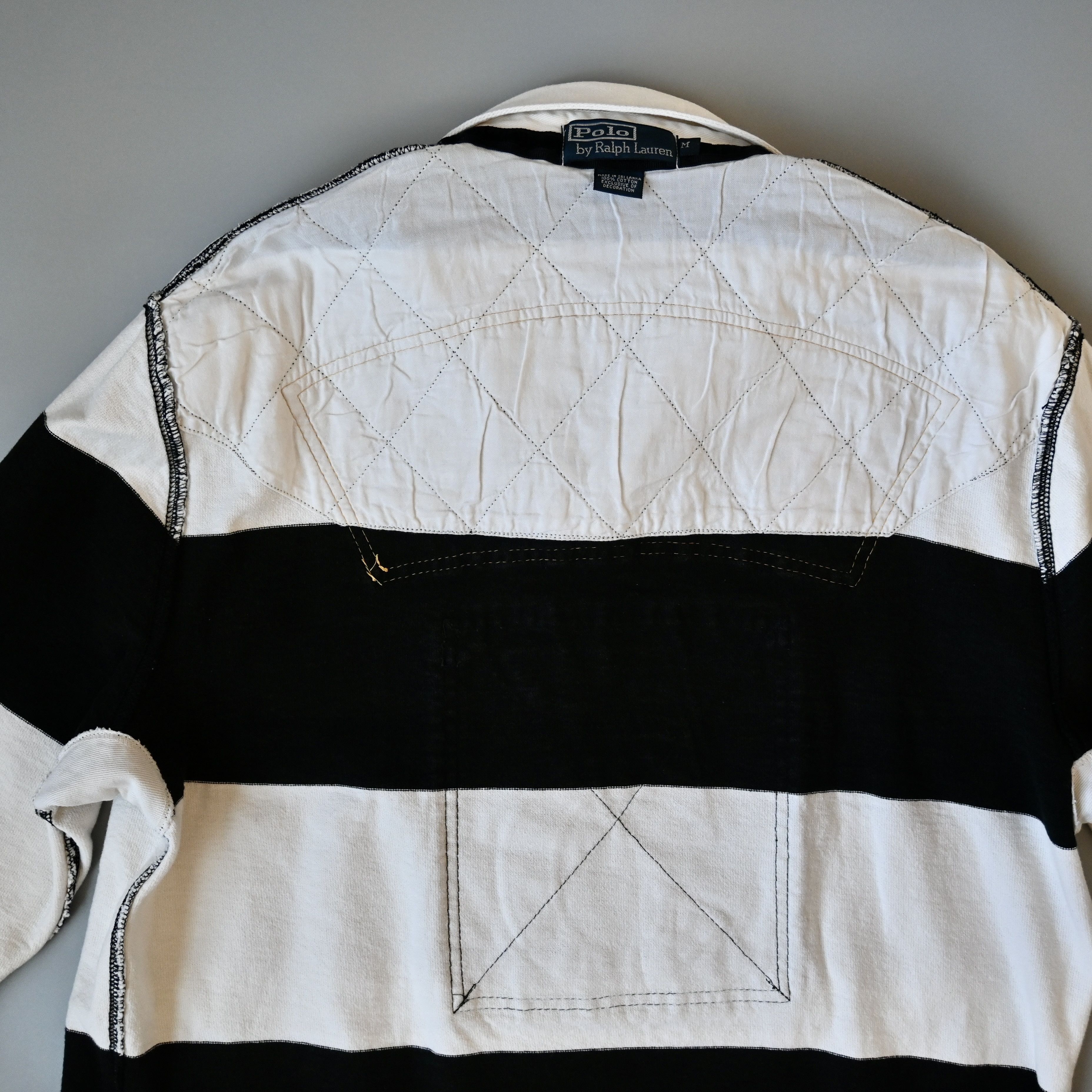 Polo Ralph Lauren 2010s Ralph Lauren PRLC #5 quilted rugby shirt, M Size US M / EU 48-50 / 2 - 16 Thumbnail