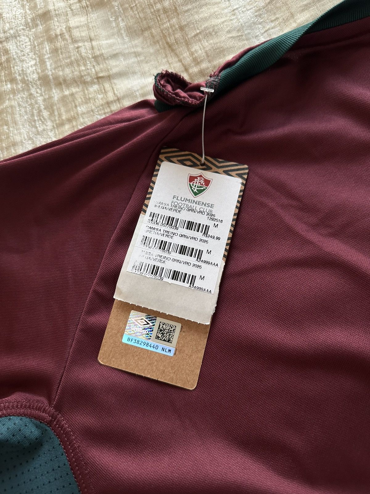 Umbro Fluminense football jersey Size US M / EU 48-50 / 2 - 5 Thumbnail