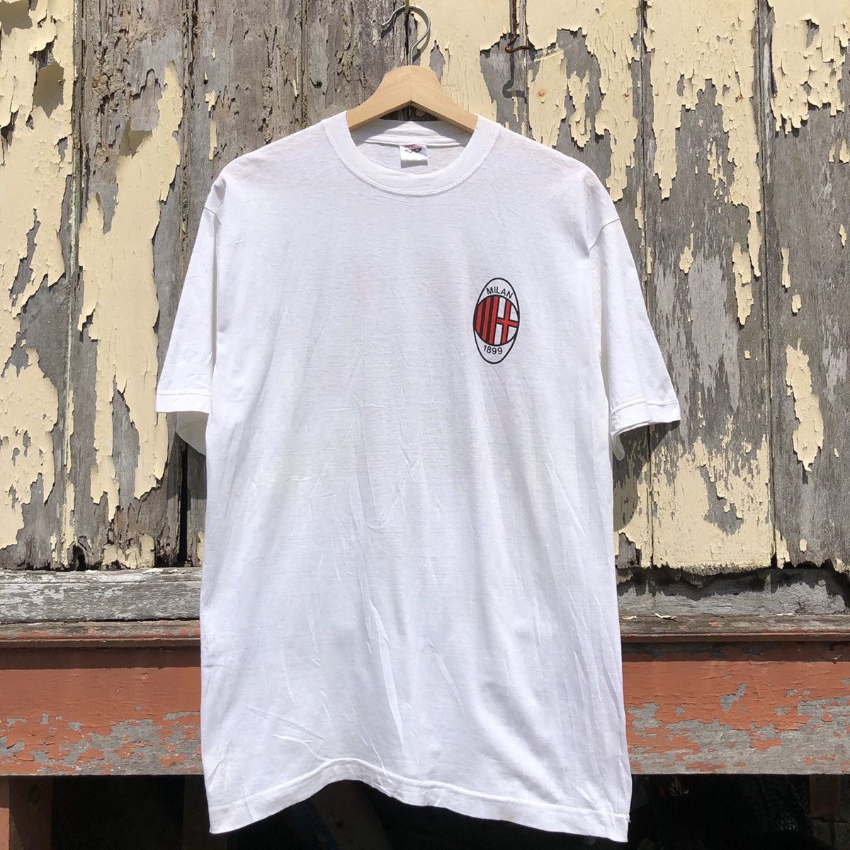 Vintage Vintage 90s MILAN 1899 Tshirt Size US L / EU 52-54 / 3 - 8 Thumbnail