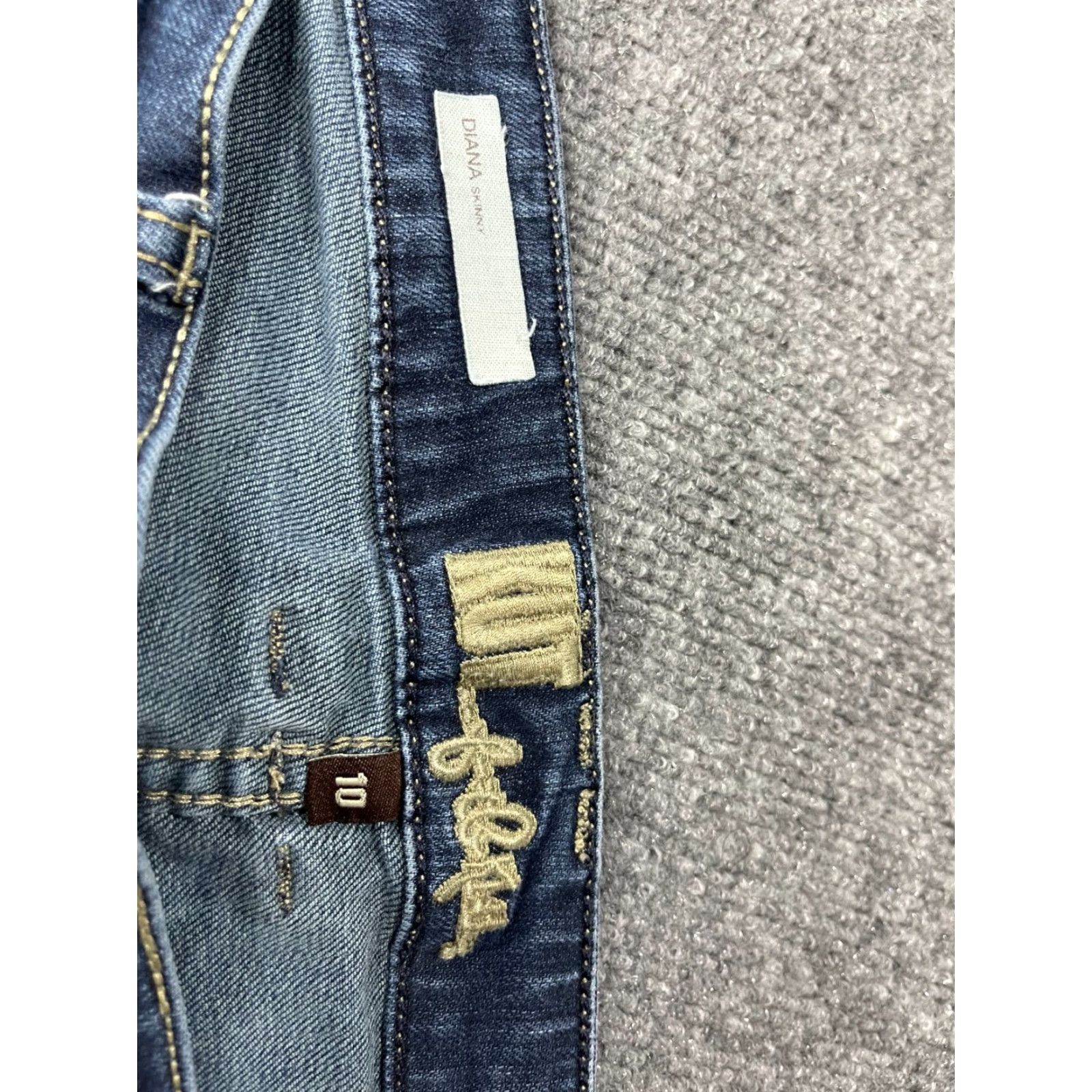 Vintage KUT from the Kloth Jeans Womens Size 10 Blue Denim Skinny Jeans Size 32" / US 10 / IT 46 - 4 Thumbnail