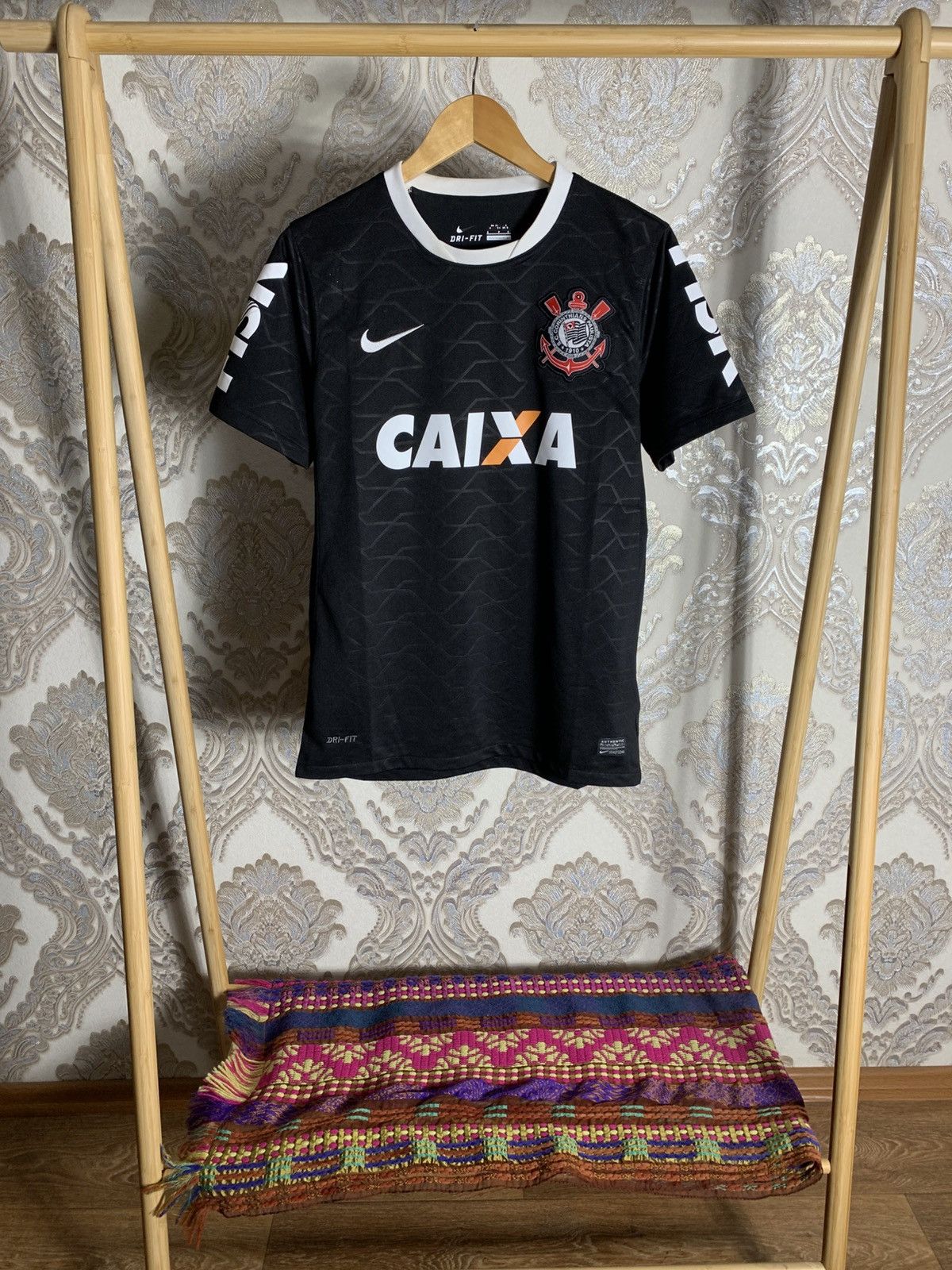 Vintage VERY RARE NIKE FC CORINTHIANS BRAZIL RETRO SOCCER JERSEY Y2K Size US S / EU 44-46 / 1 - 1 Thumbnail