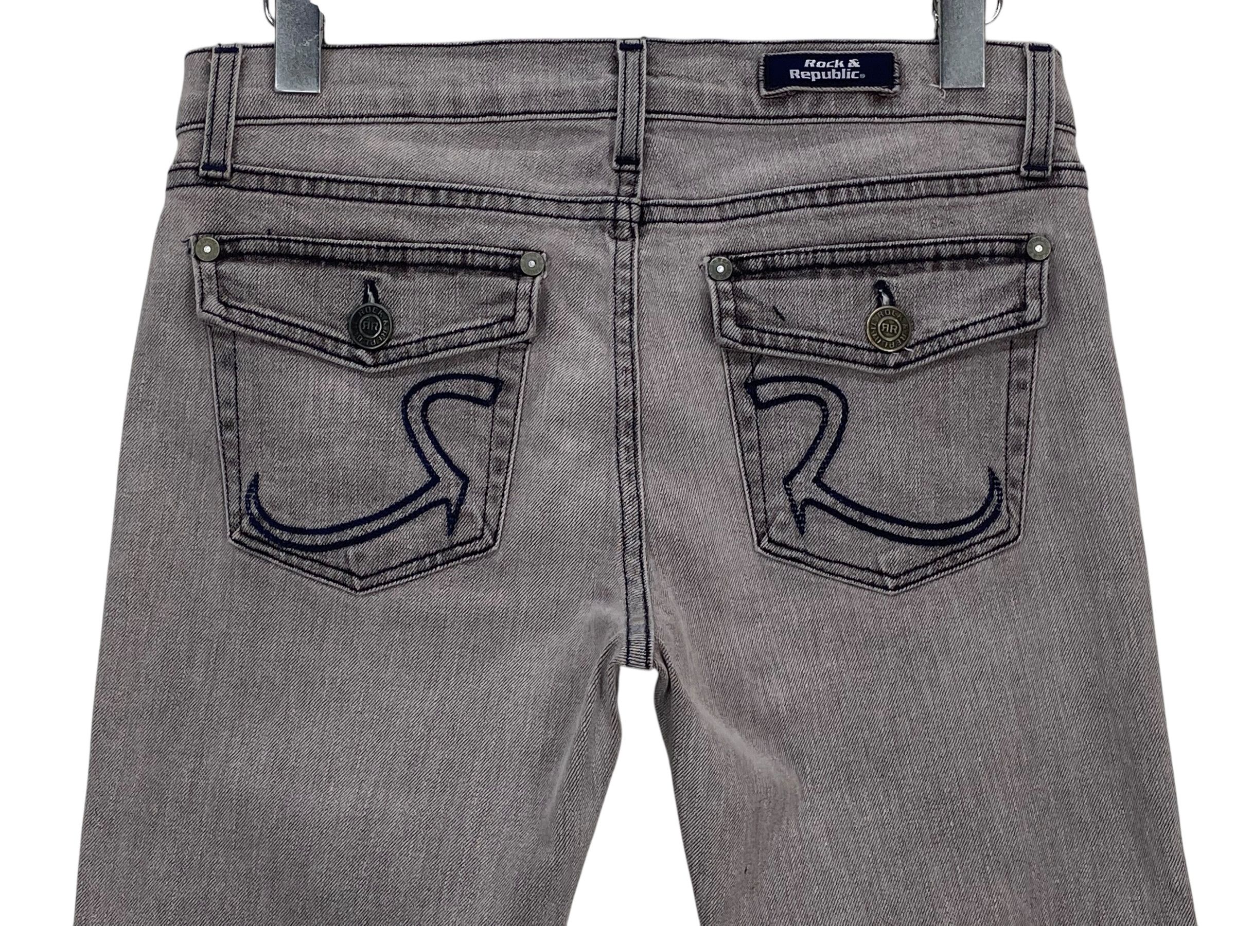 Rock & Republic Rock & Republic Flare Jeans Boyfriend Denim Jeans Size 27" / US 4 / IT 40 - 6 Thumbnail