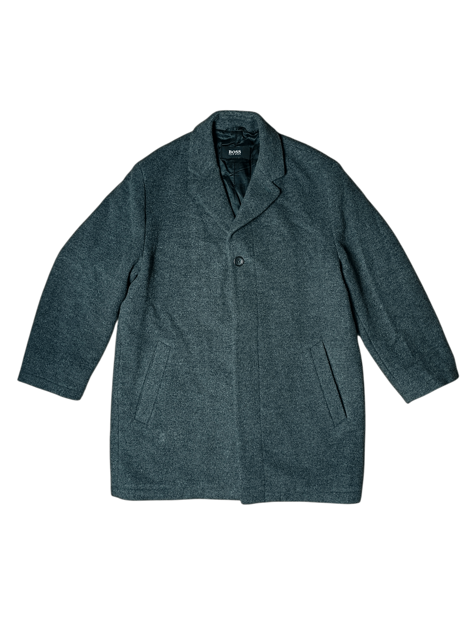 Hugo Boss Vintage Hugo Boss Wool Coat Size US L / EU 52-54 / 3 - 1 Thumbnail