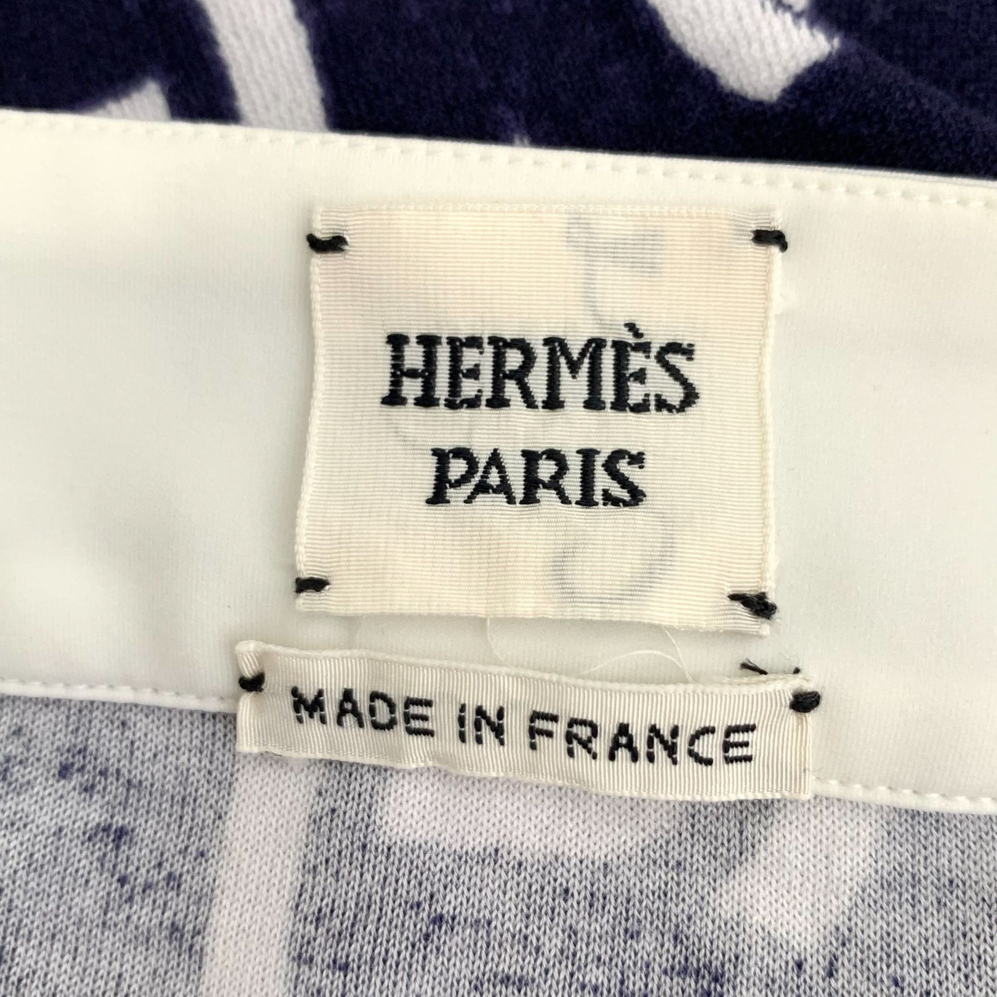 Hermes Hermès Multicolor Graphic Print Cotton Knit Mini Skirt (Size Size 38" / US 16 / IT 52 - 2 Thumbnail