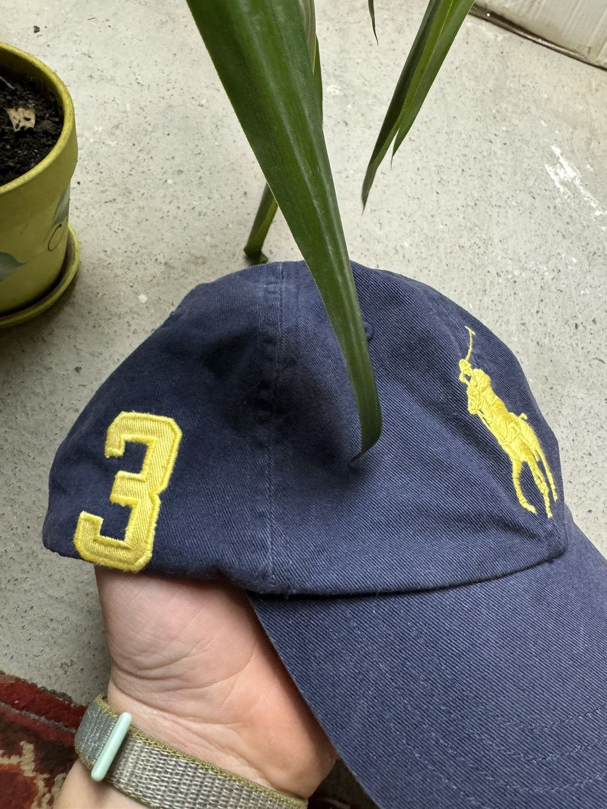 Polo Ralph Lauren × Vintage Vintage Y2K Polo Ralph Lauren Embroidered Logo 3 Horse Cap Size ONE SIZE - 3 Thumbnail