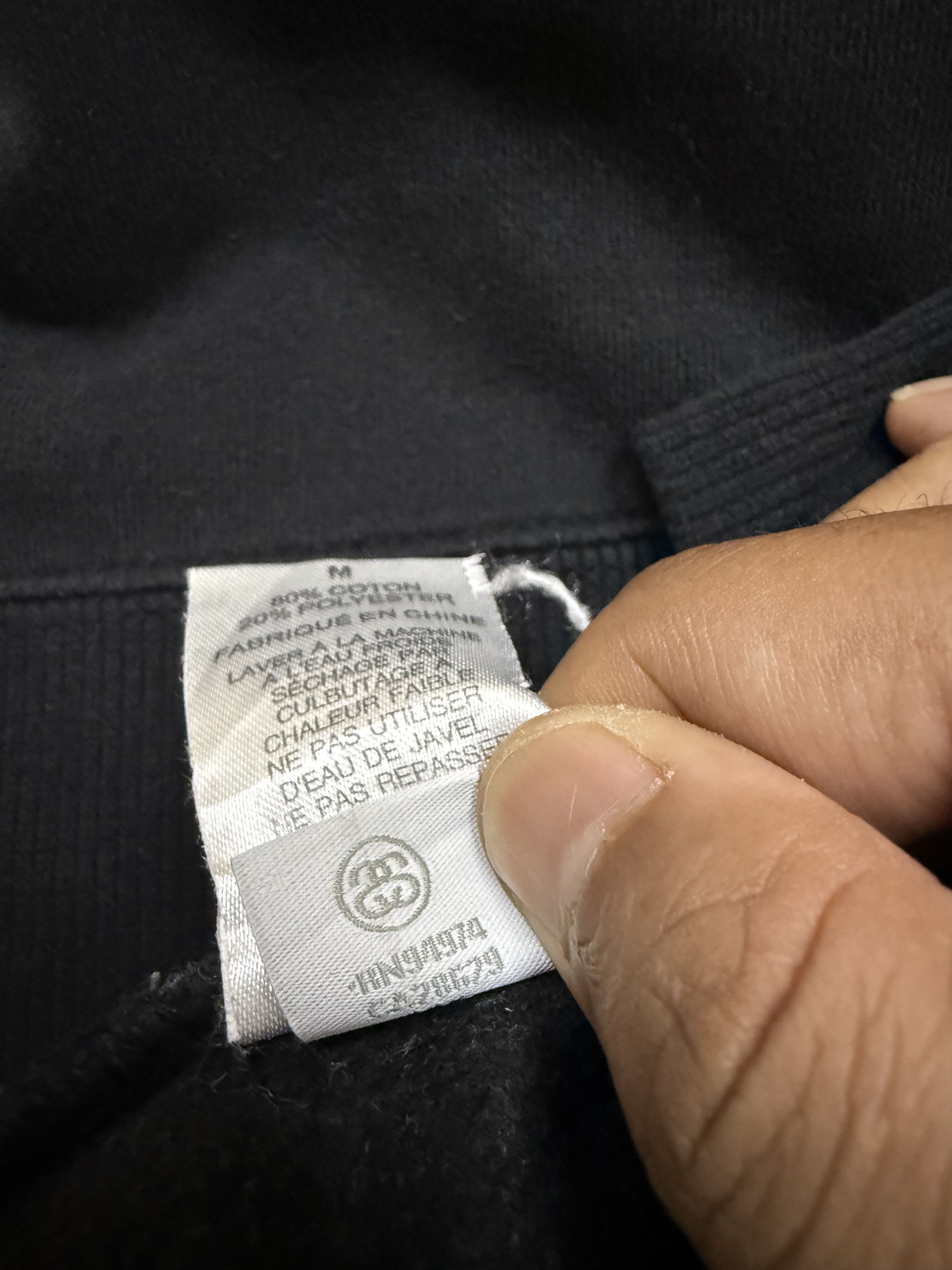 Japanese Brand × Stussy Stussy Embroidered Center Logo Sweatshirt Size US M / EU 48-50 / 2 - 9 Thumbnail