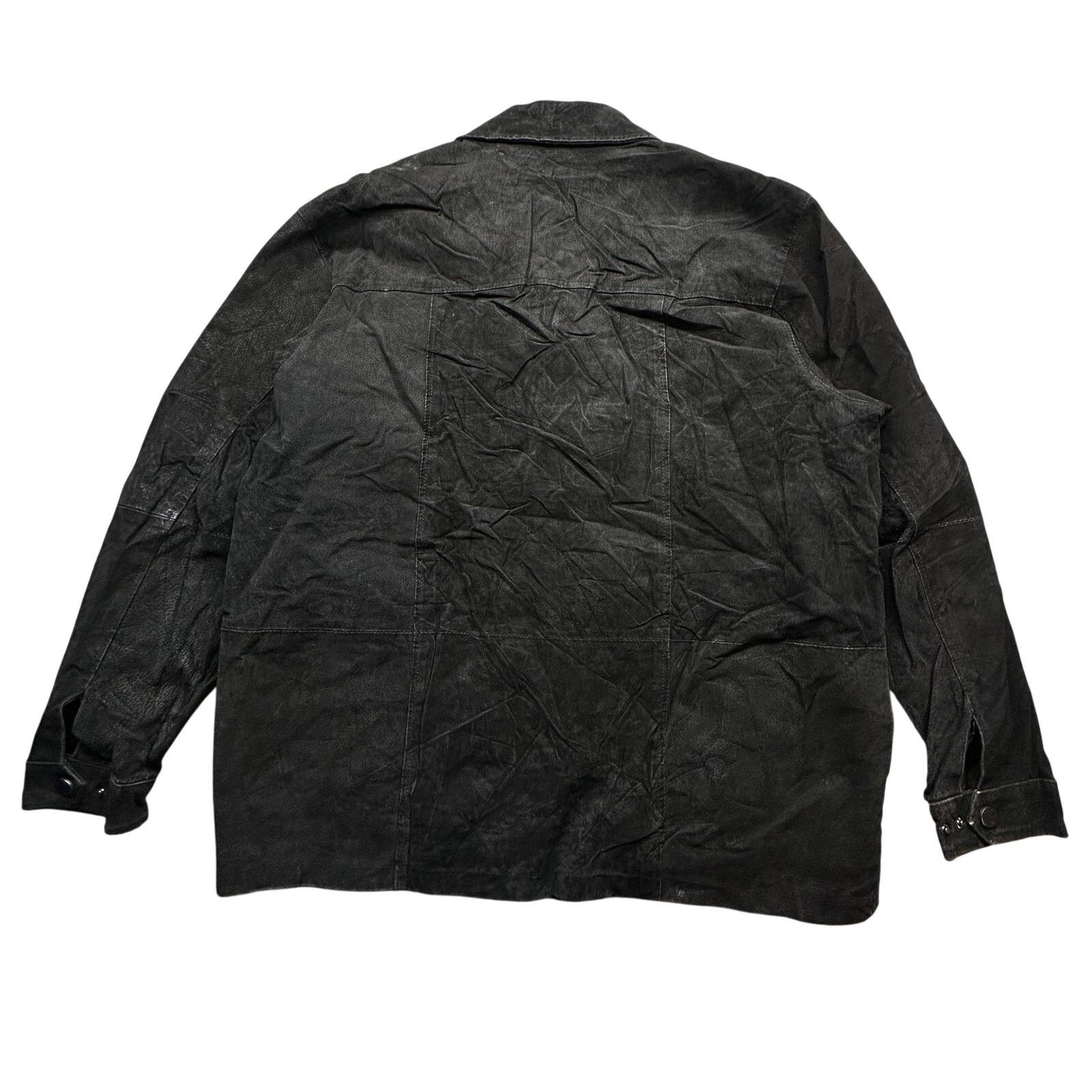 Other VTG Boston Harbor Suede Black Leather Full Zip Jacket Large Size US L / EU 52-54 / 3 - 2 Thumbnail