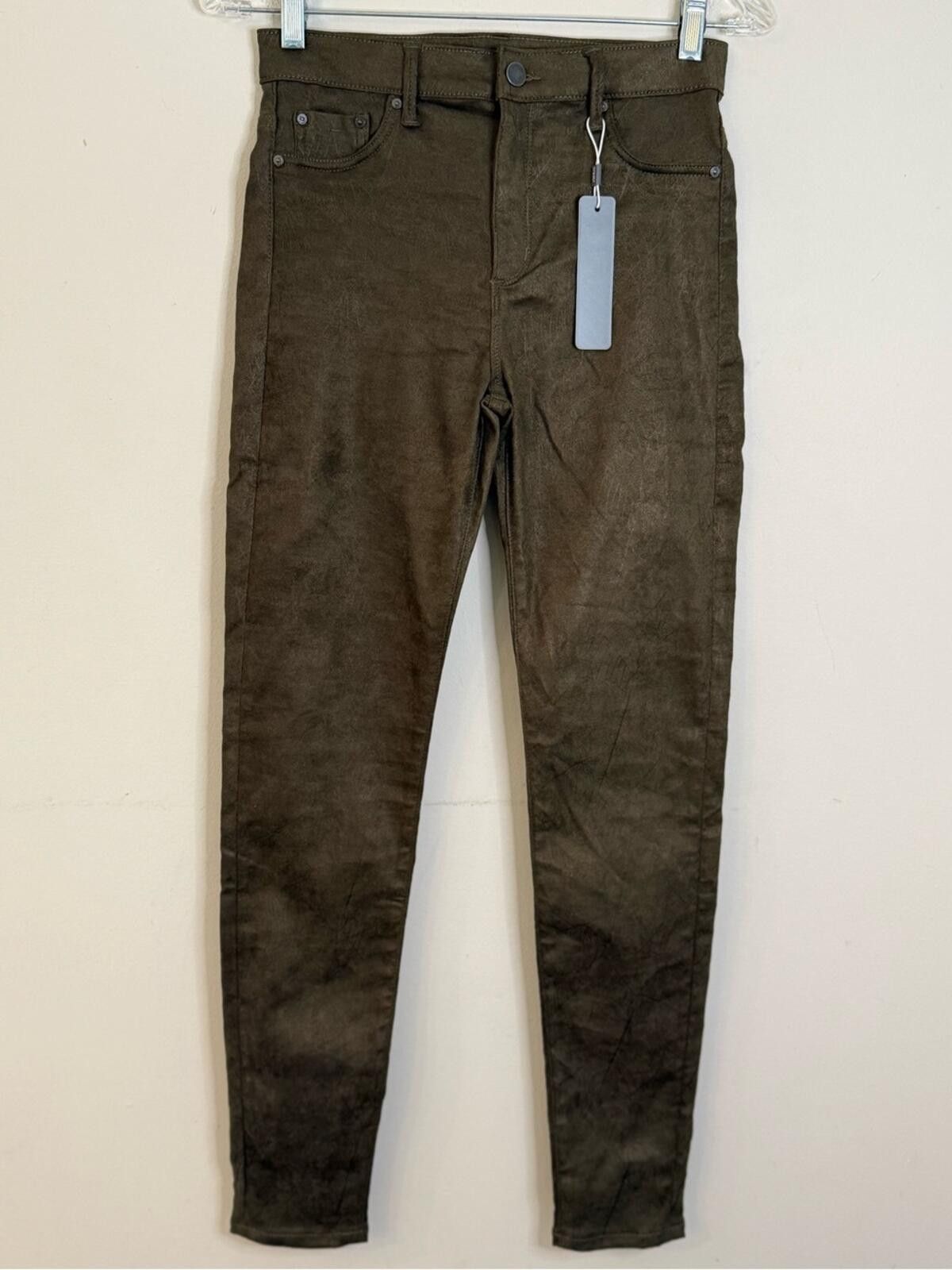 Other Tractr faux suede brown country western skinny jeans SZ 2/26 Size 26" / US 2 / IT 38 - 1 Thumbnail