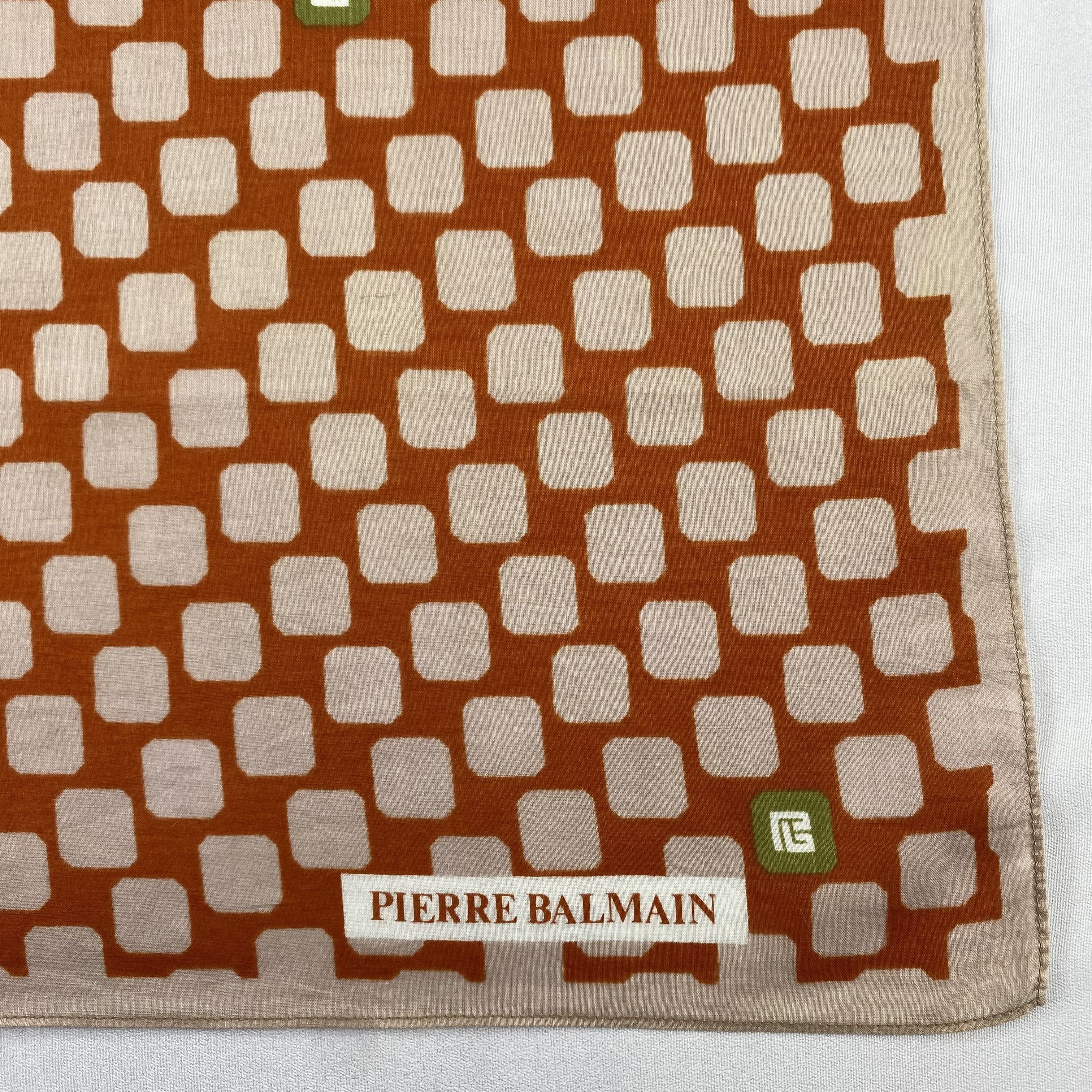 Pierre Balmain Pierre Balmain Handkerchief / Bandana / Neckerchief C870 Size ONE SIZE - 4 Thumbnail