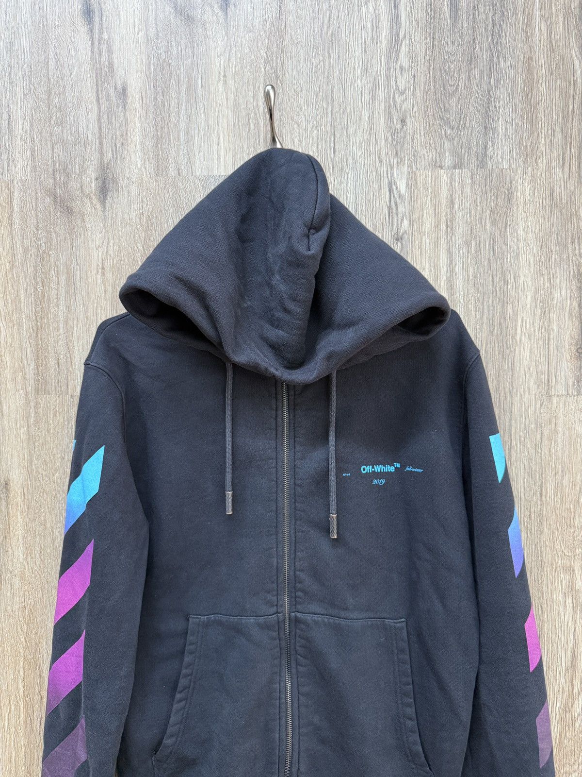 Off-White Off White Zip Up Hoodie Size US S / EU 44-46 / 1 - 2 Thumbnail