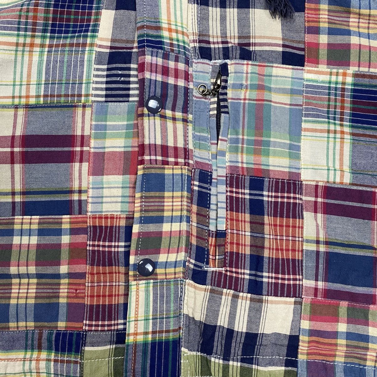 Denim & Supply Ralph Lauren Denim & Supply Ralph Lauren Tartan Patchwork Pullover Jacket Size US S / EU 44-46 / 1 - 8 Thumbnail