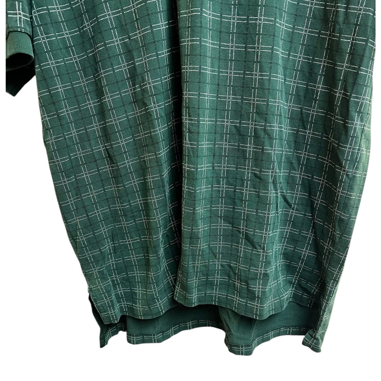 Polo Ralph Lauren Polo Ralph Lauren Short Sleeve Green Windowpane Check XL Size US XL / EU 56 / 4 - 5 Thumbnail