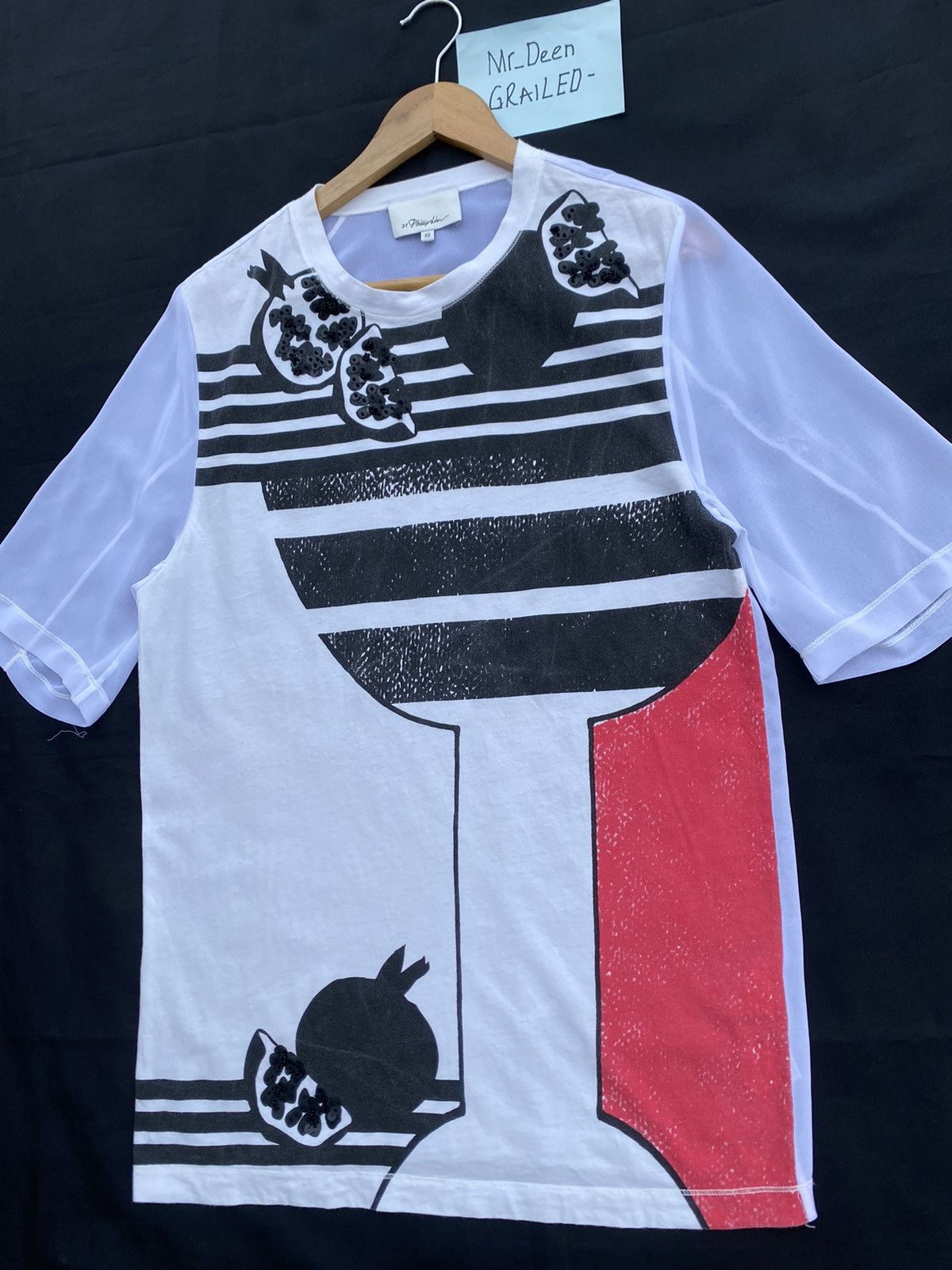 3.1 Phillip Lim Rare Philips Lim Sheer Tshirt Size US M / EU 48-50 / 2 - 6 Thumbnail