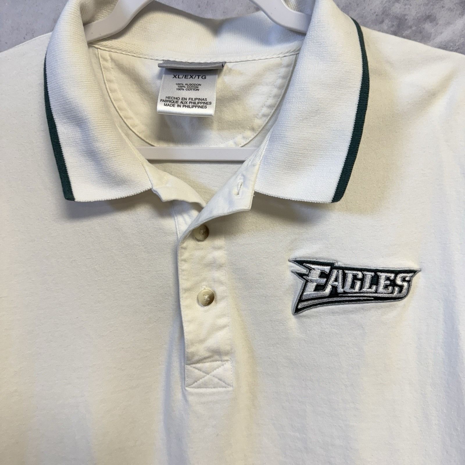 Reebok Vintage Philadelphia Eagles Polo Style Shirt XL Reebok NFL 2 Size US XL / EU 56 / 4 - 3 Thumbnail