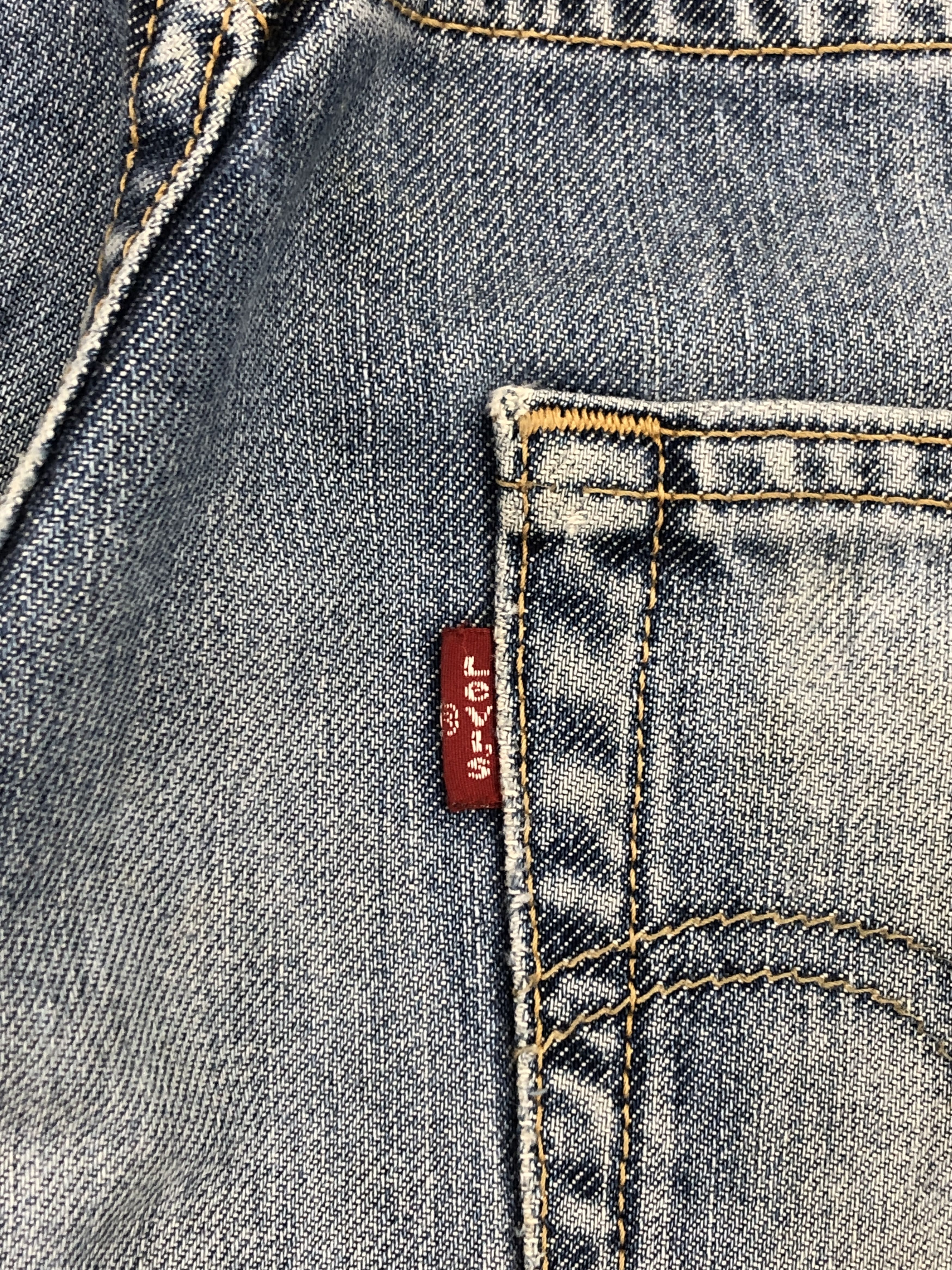 Levi's Vintage Levis 505 Faded Blue Jeans DP2296 Size US 27 - 6 Thumbnail
