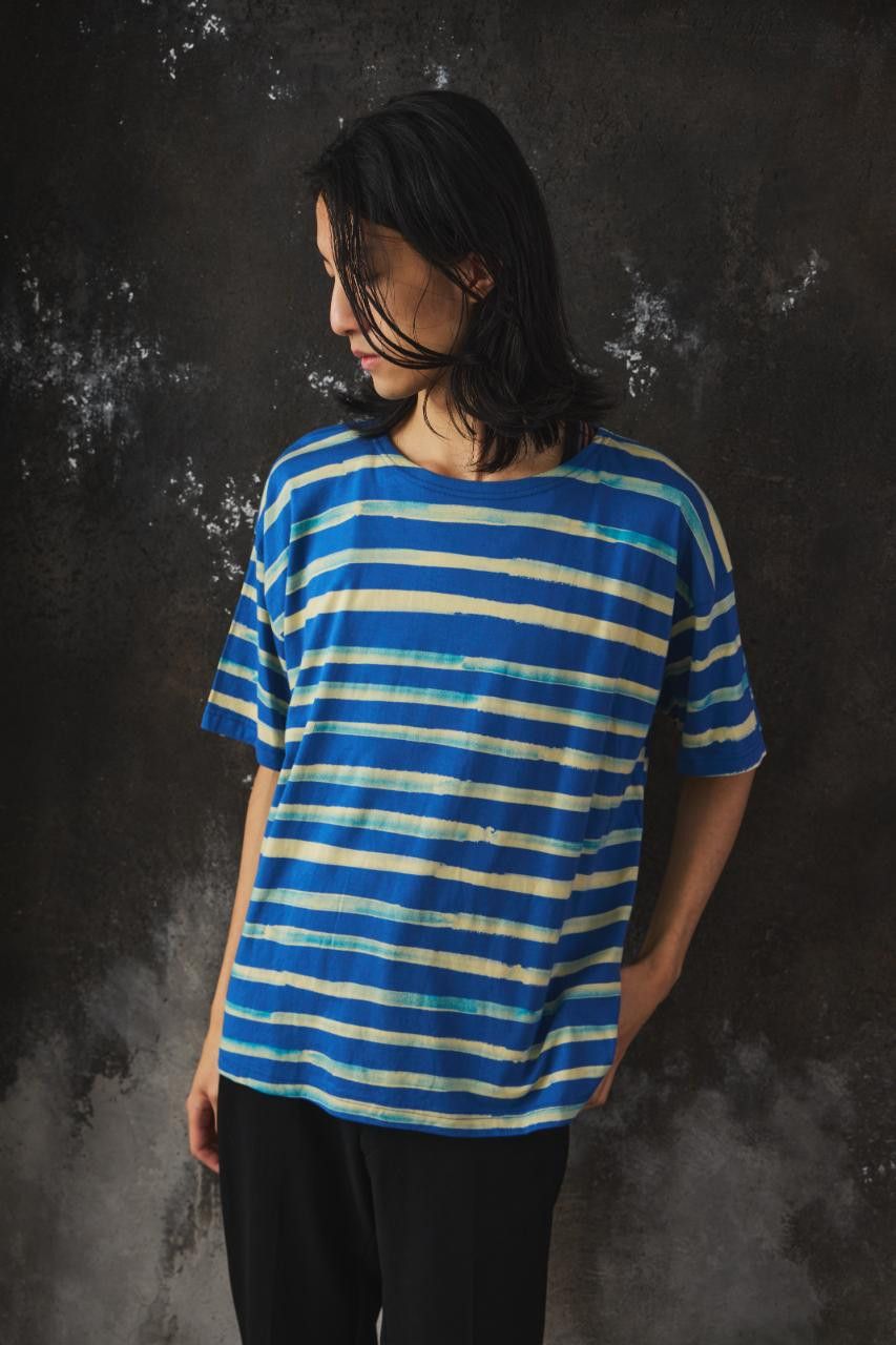 Porter Classic Porter Classic ARTIST BORDER T-SHIRT Blue Size US XL / EU 56 / 4 - 3 Thumbnail