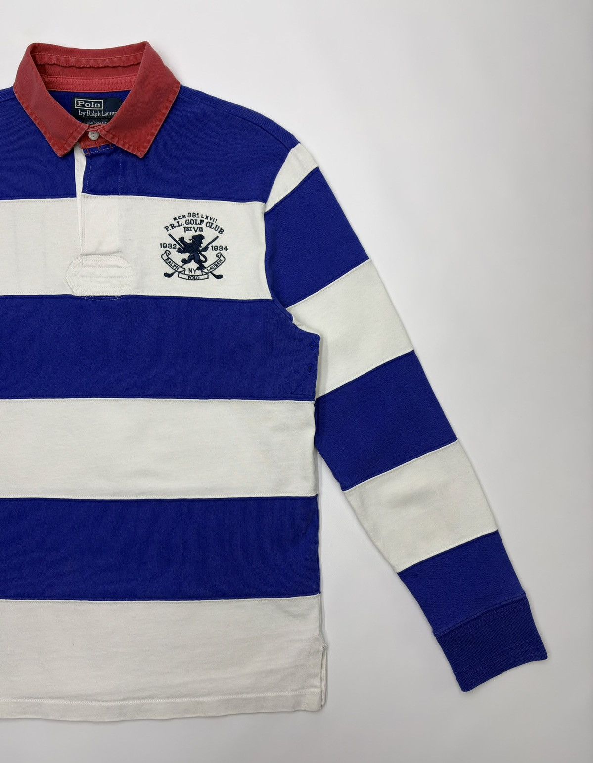 Polo Ralph Lauren Vintage Polo Ralph Lauren Striped Regby Long sleeve Size US M / EU 48-50 / 2 - 3 Thumbnail