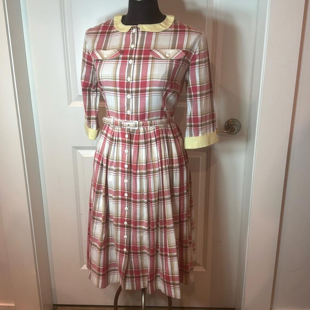 Designer 50s full skirt dress. Size S / US 4 / IT 40 - 1 Thumbnail